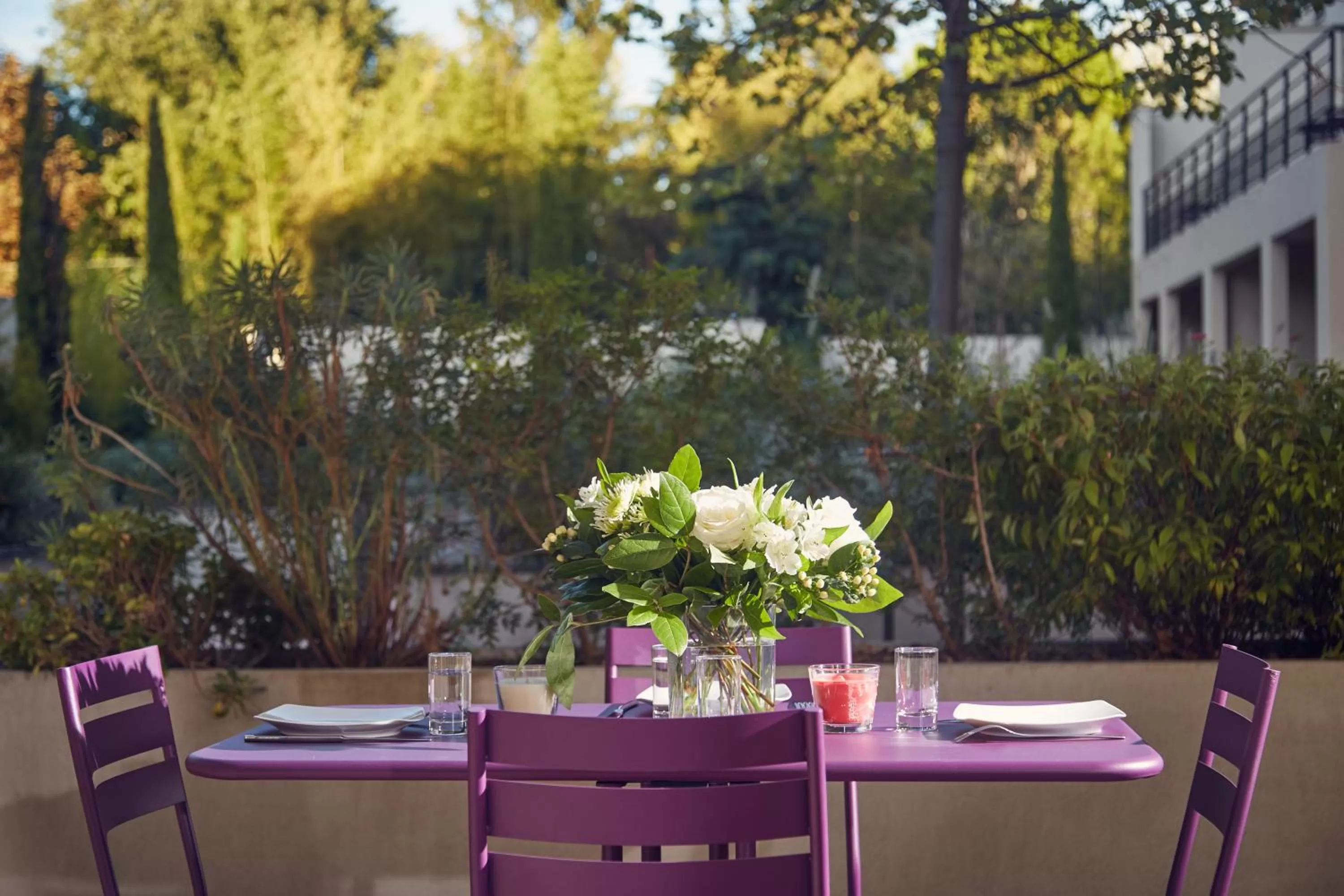 Balcony/Terrace in Aparthotel Adagio Aix-en-Provence Centre