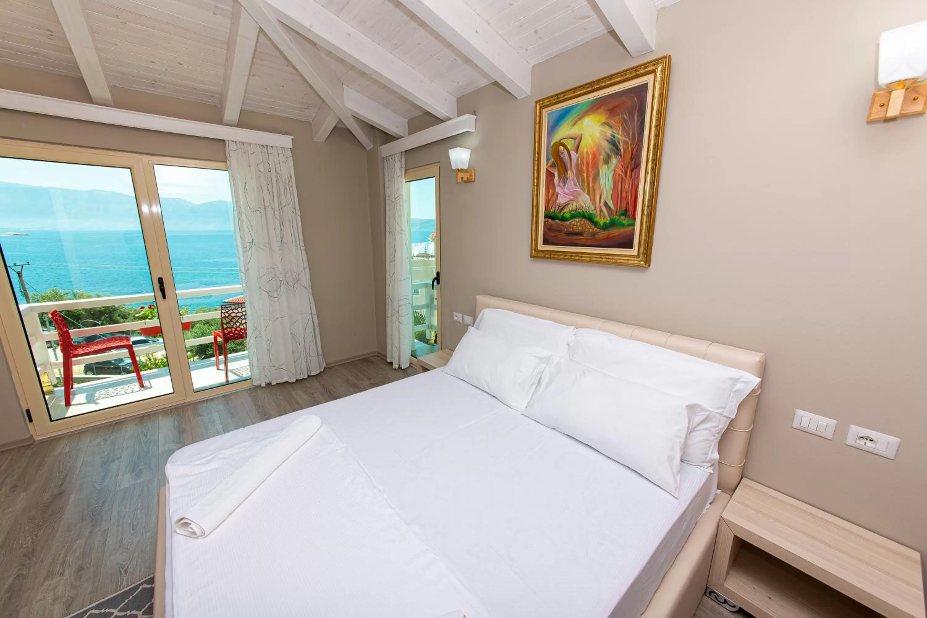 Bedroom, Bed in Hotel Roi