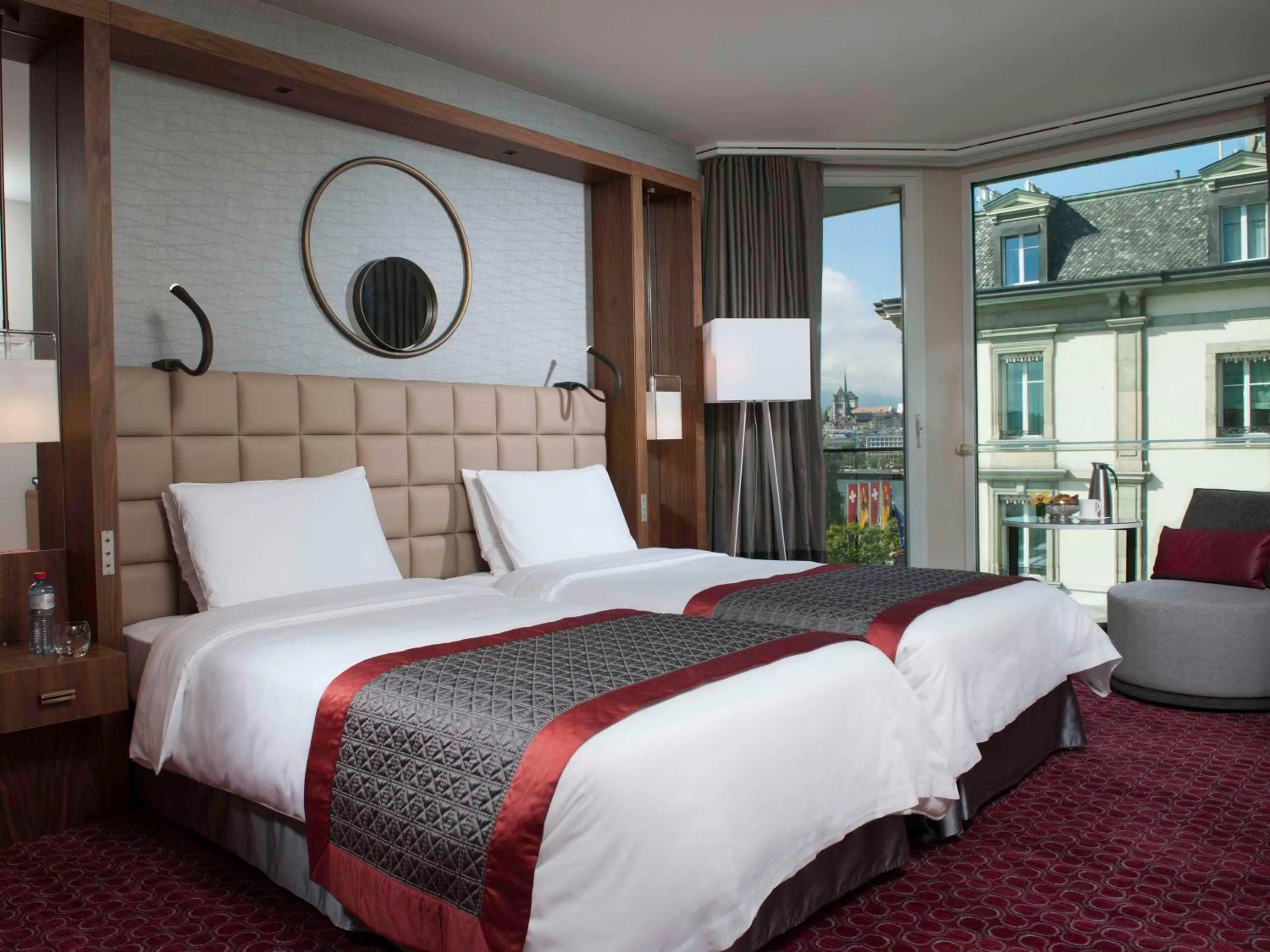 Bedroom, Bed in Fairmont Grand Hotel Geneva