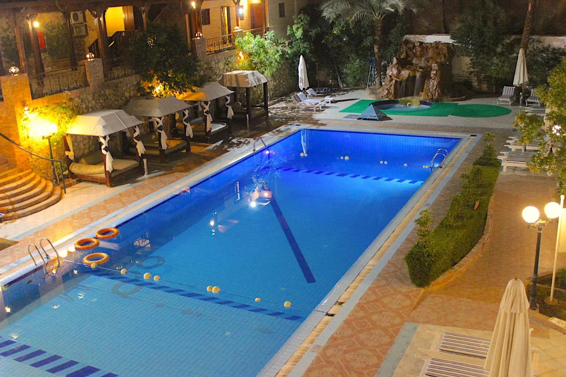 Swimming pool in Naama Blue Hotel