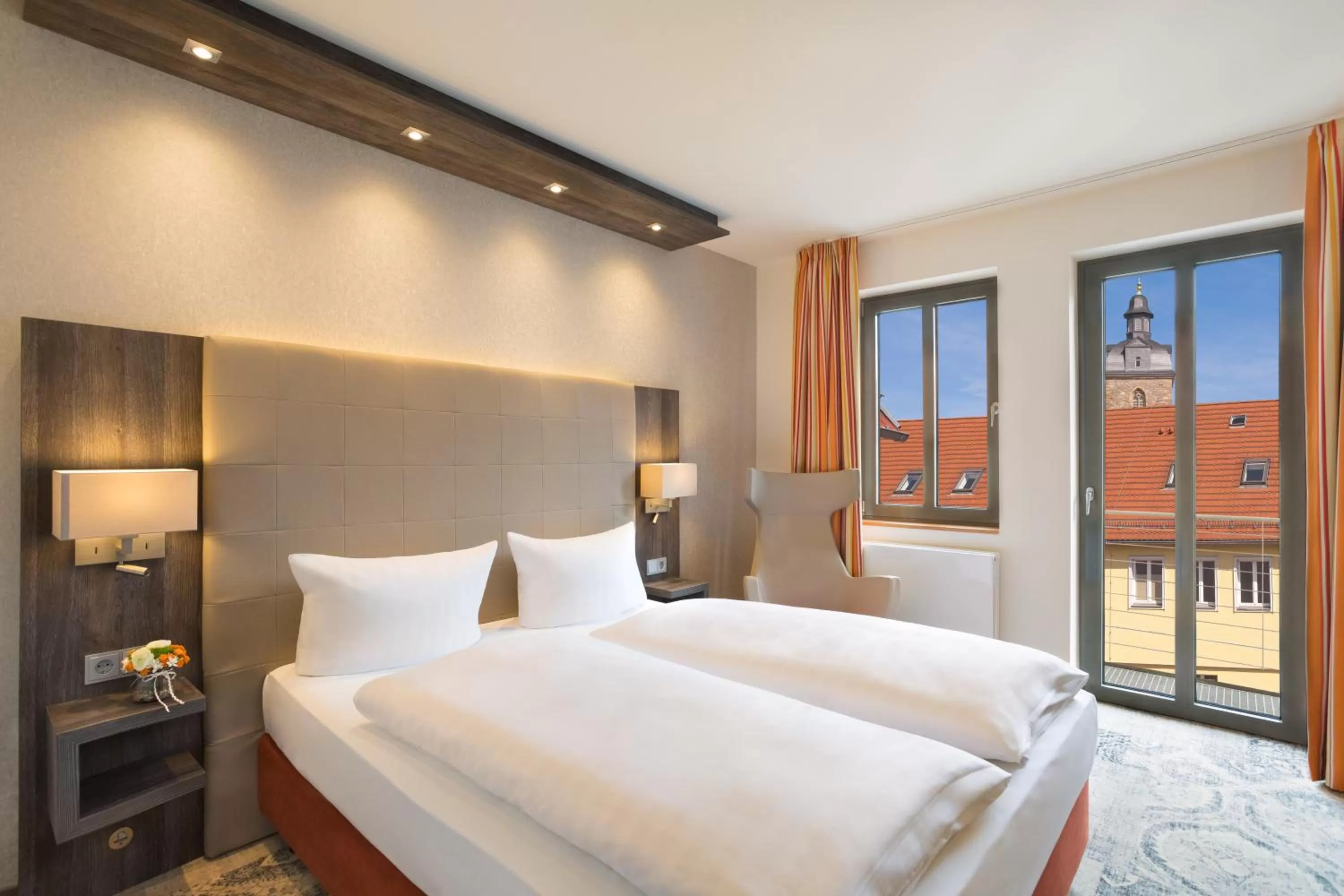 Photo of the whole room, Bed in Hotel Krämerbrücke Erfurt