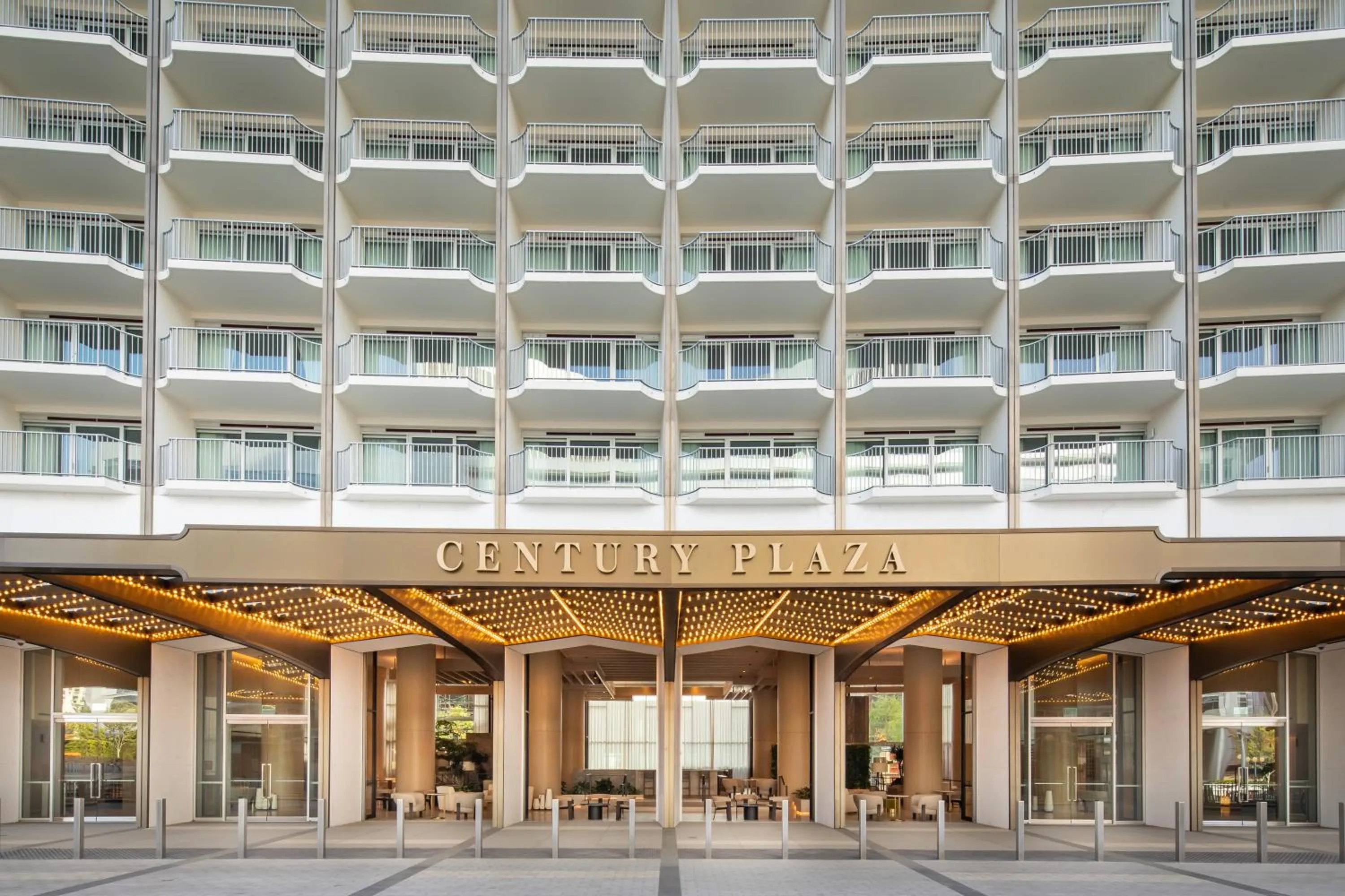 Property building in Fairmont Century Plaza Los Angeles at Beverly Hills