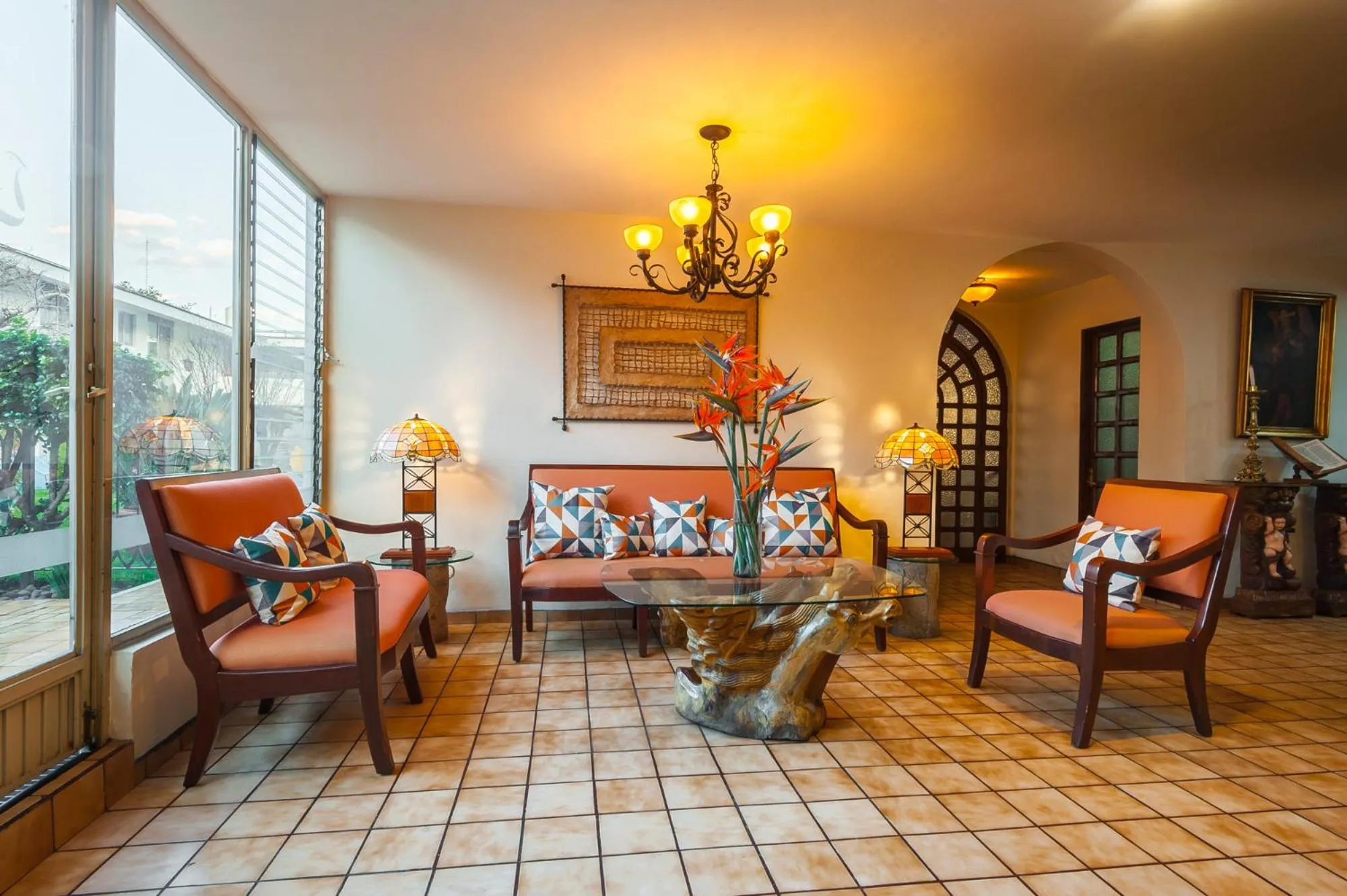 Lobby or reception in Hotel Isabel