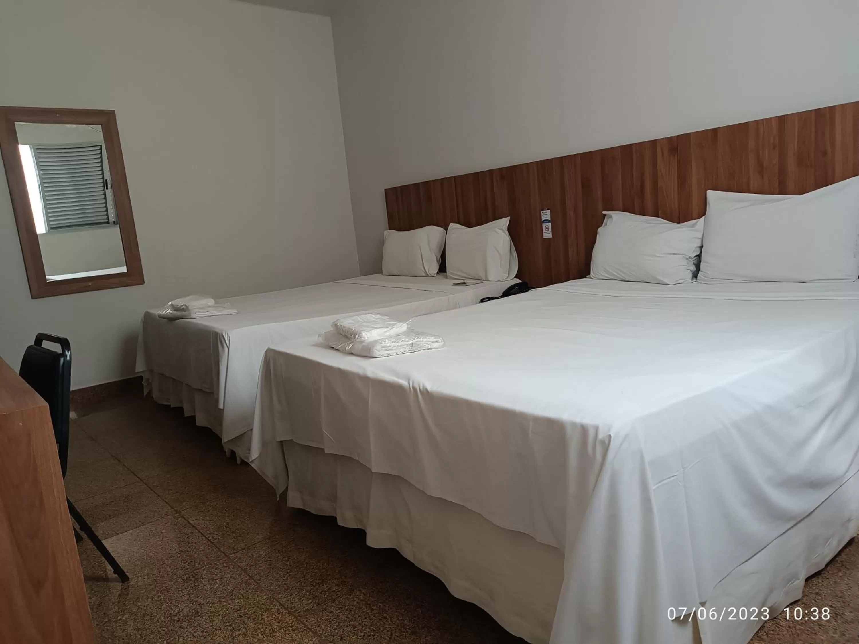 Bed in Hotel Oscar Blue Montes Claros