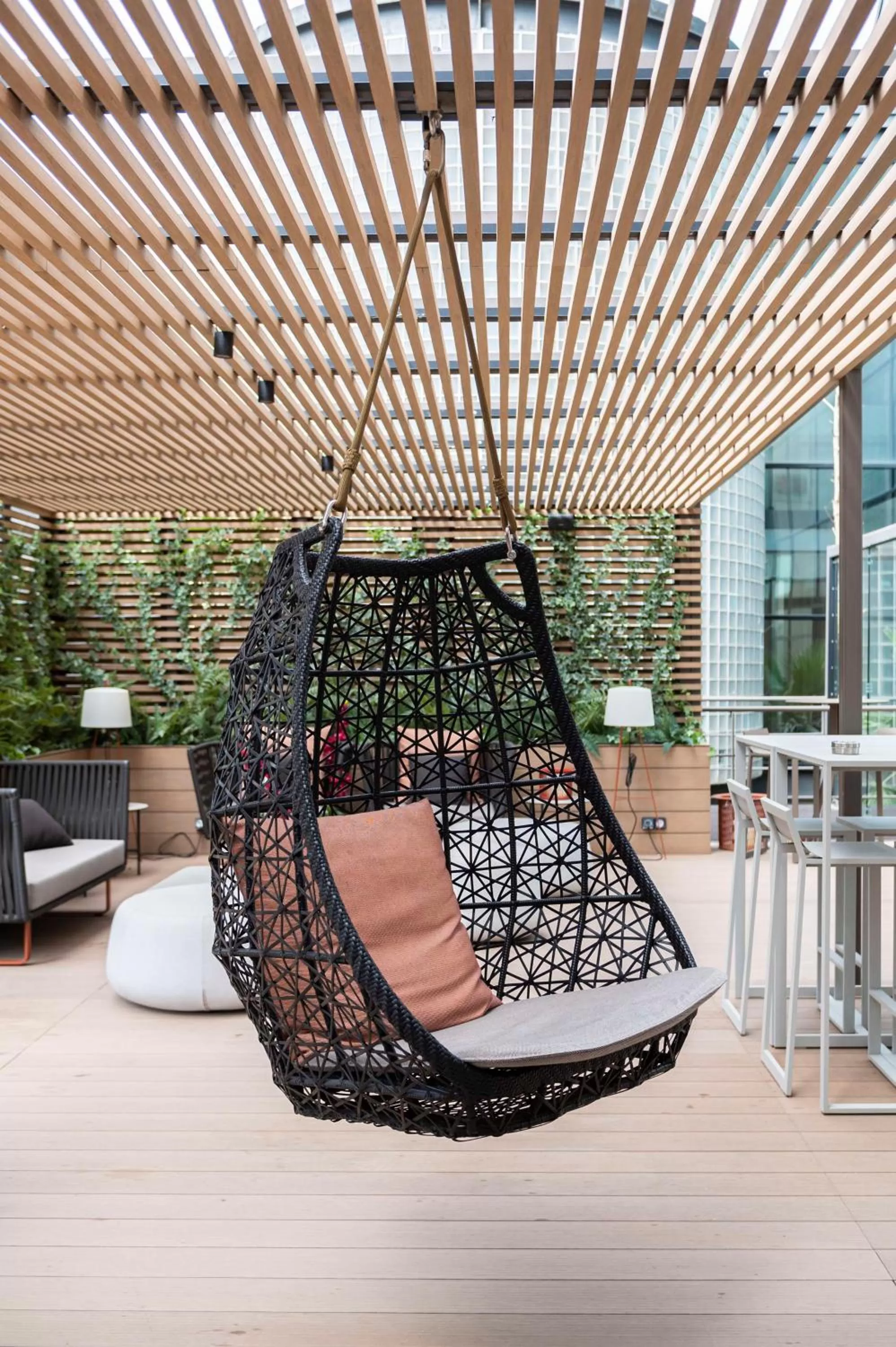 Patio in Hyatt Regency Barcelona Tower