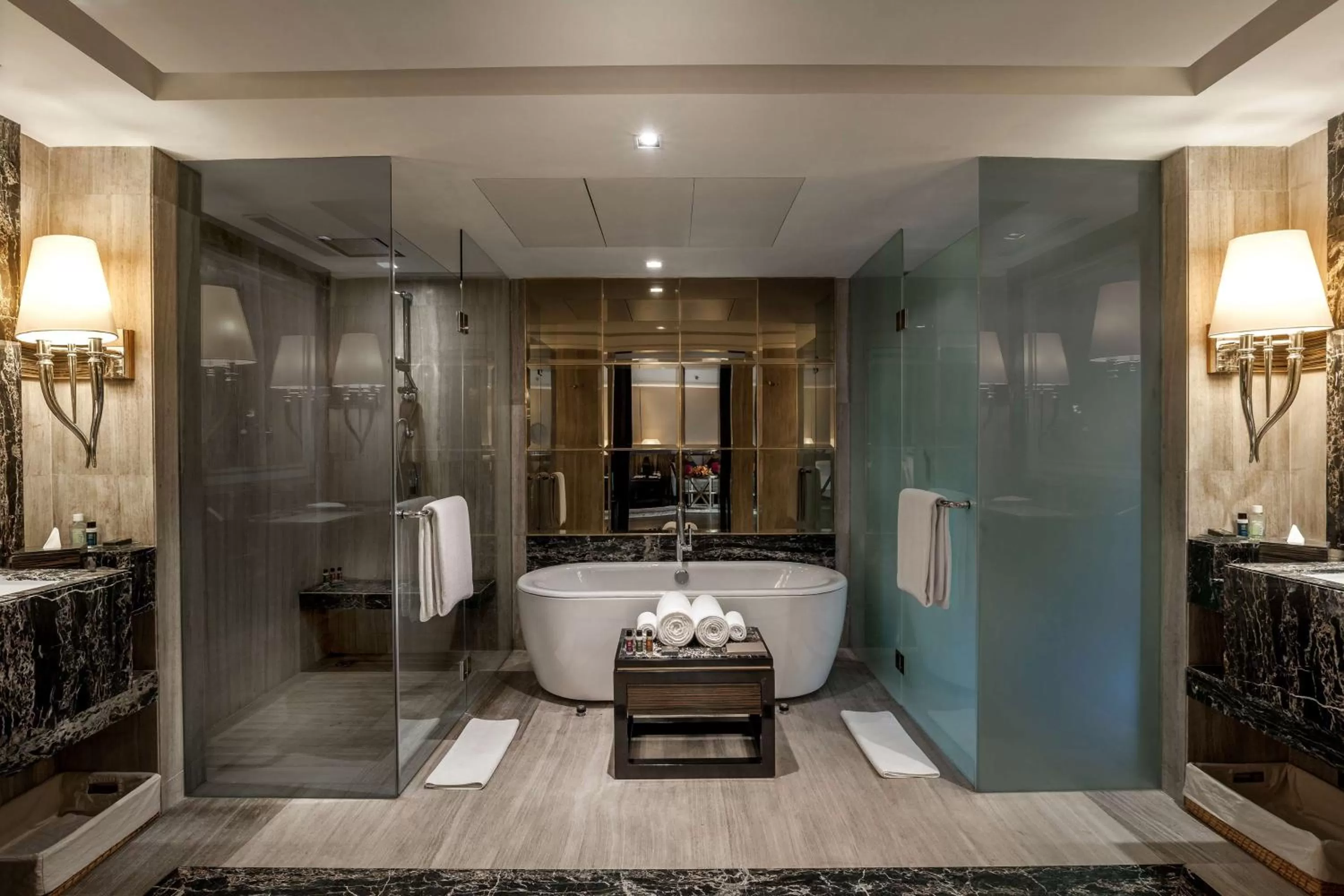 Bathroom in Hyatt Ahmedabad