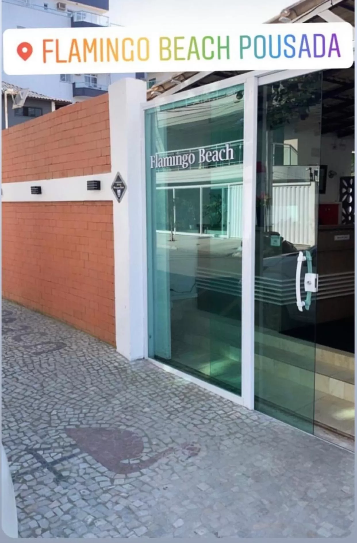 Facade/entrance in Flamingo Beach Pousada