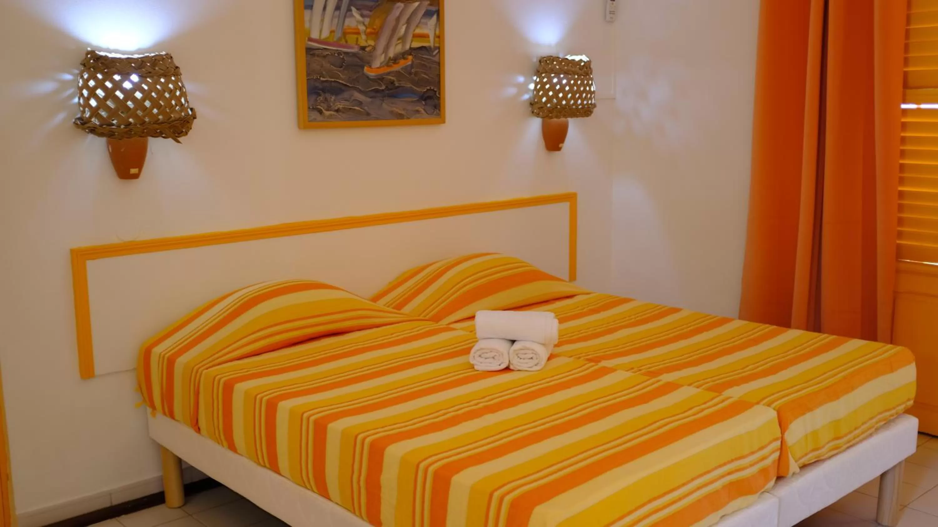 Bedroom, Bed in Imperatrice Village - Résidence sur la plage