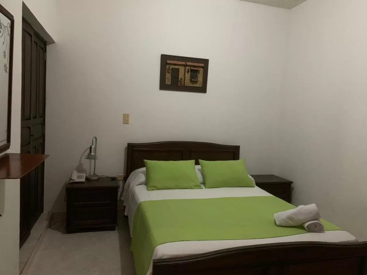 Bed in Hotel Las Nieves