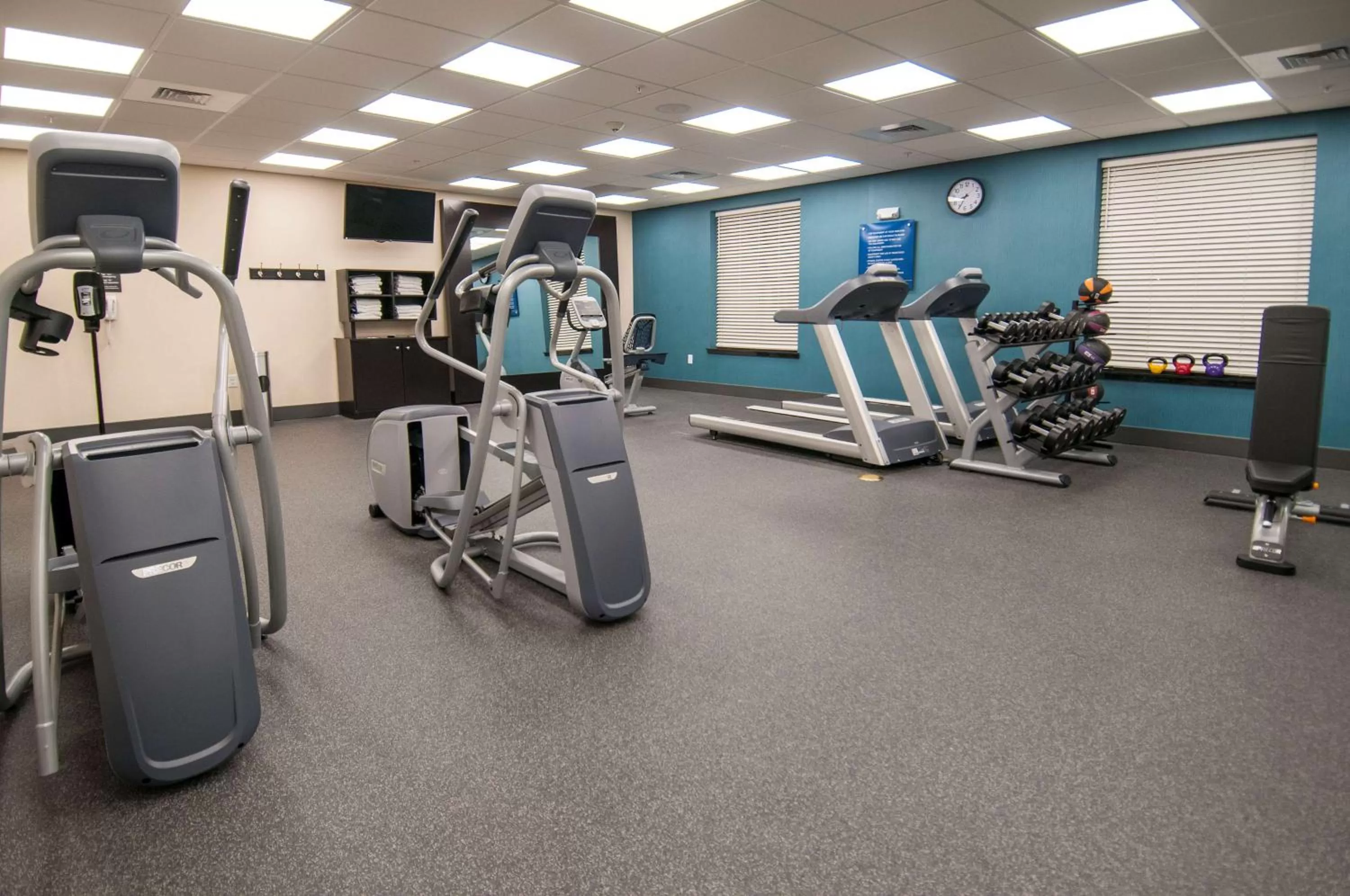 Fitness centre/facilities in Hampton Inn & Suites Ridgeland