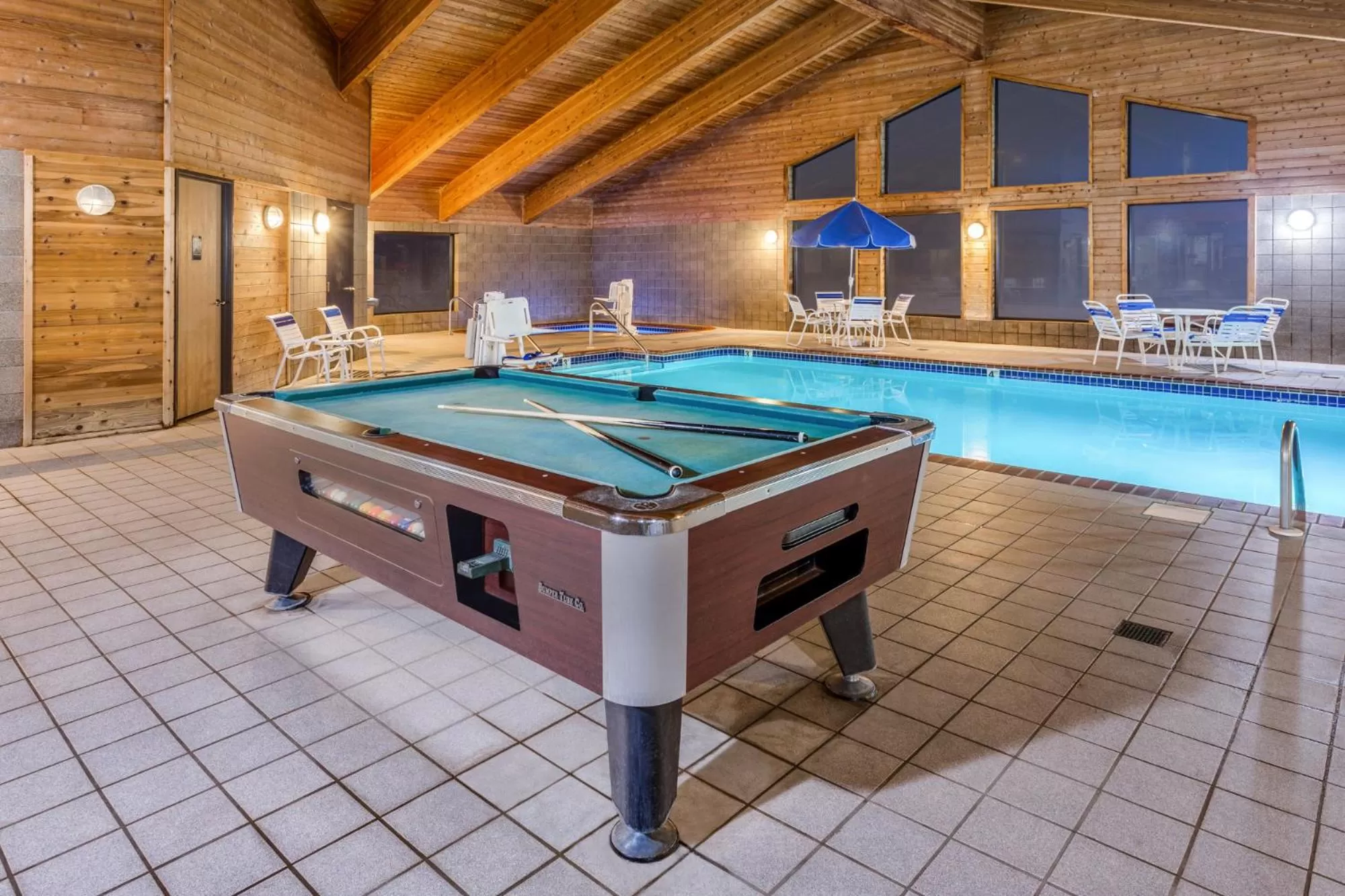 Swimming pool in AmericInn by Wyndham Monroe