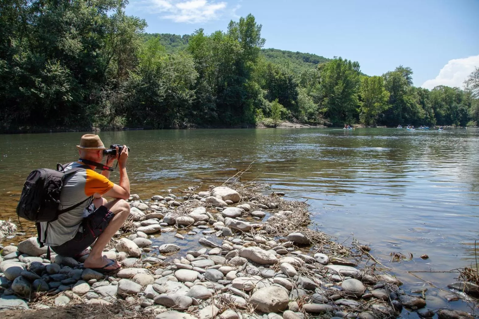 Natural landscape in Le Moulin