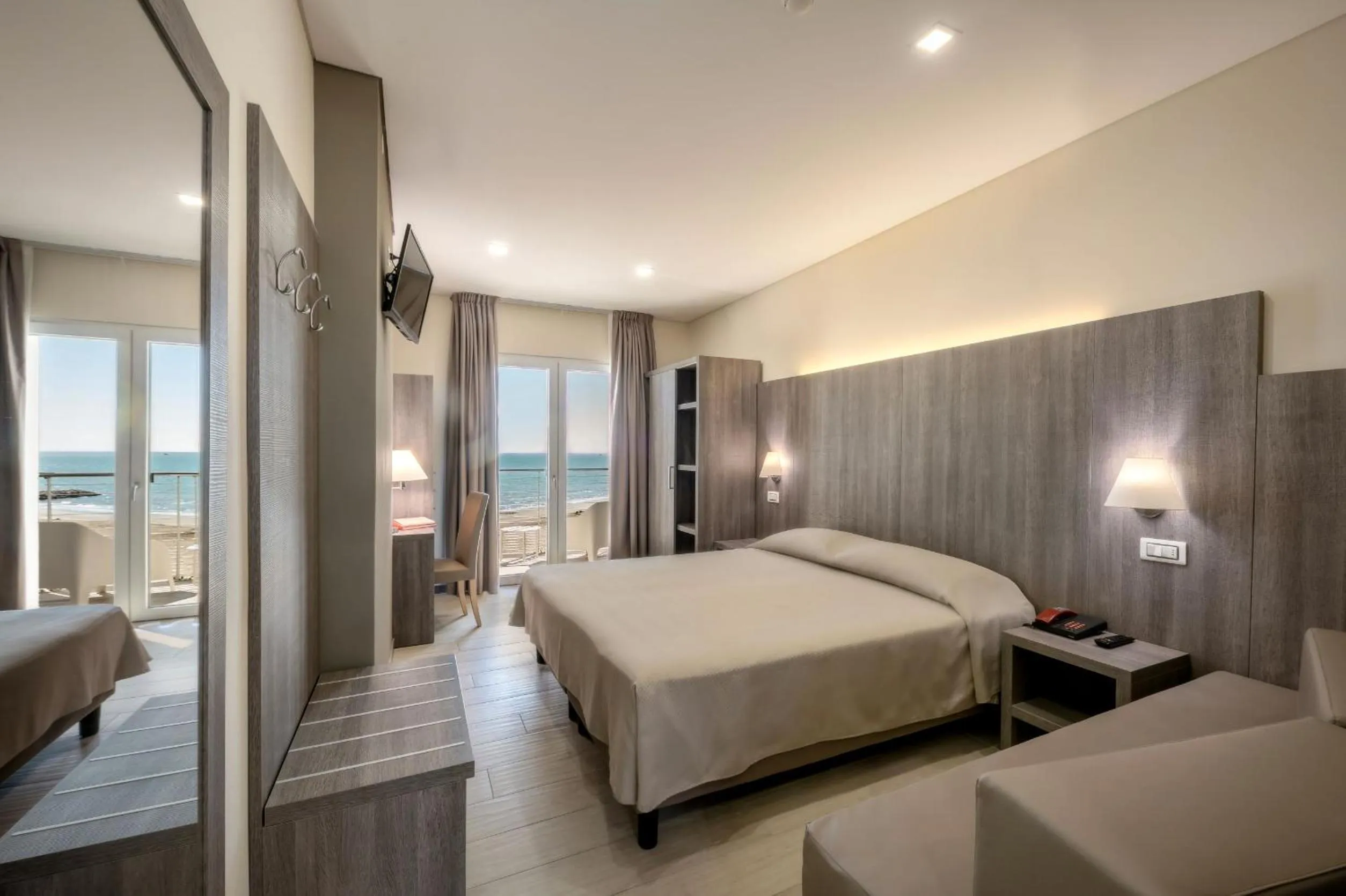 Bed in Hotel Marco Polo