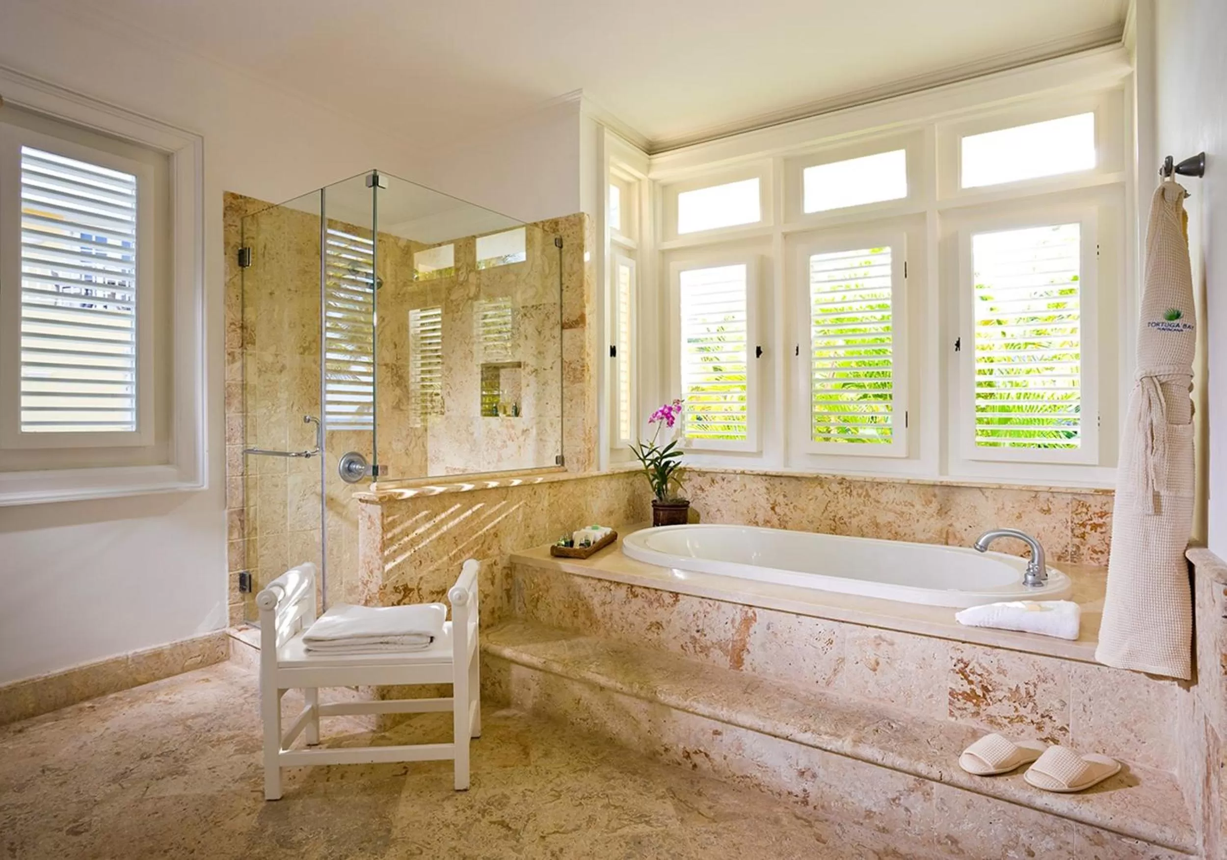 Bathroom in Tortuga Bay