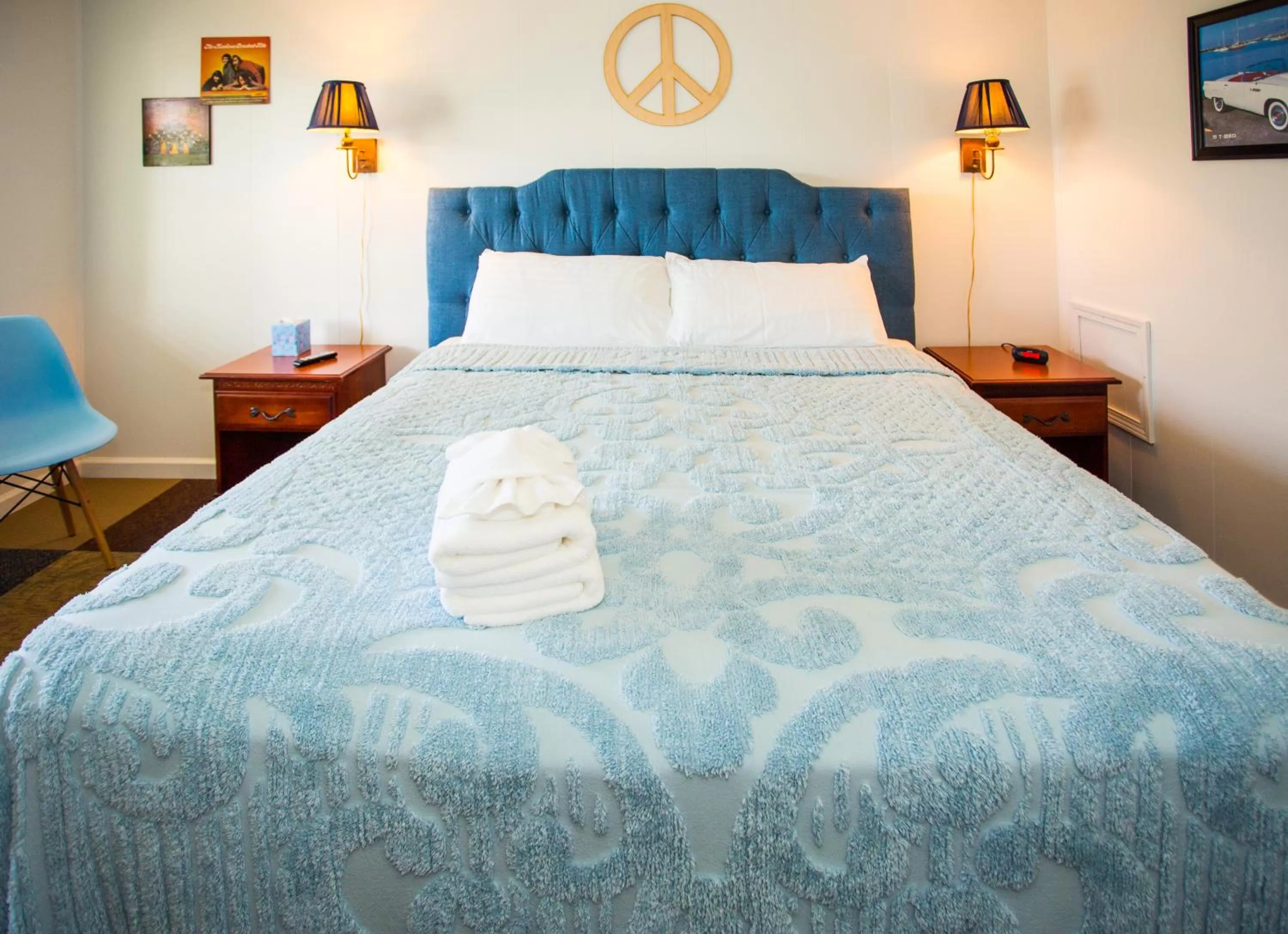 Bedroom, Bed in Sunset Motel