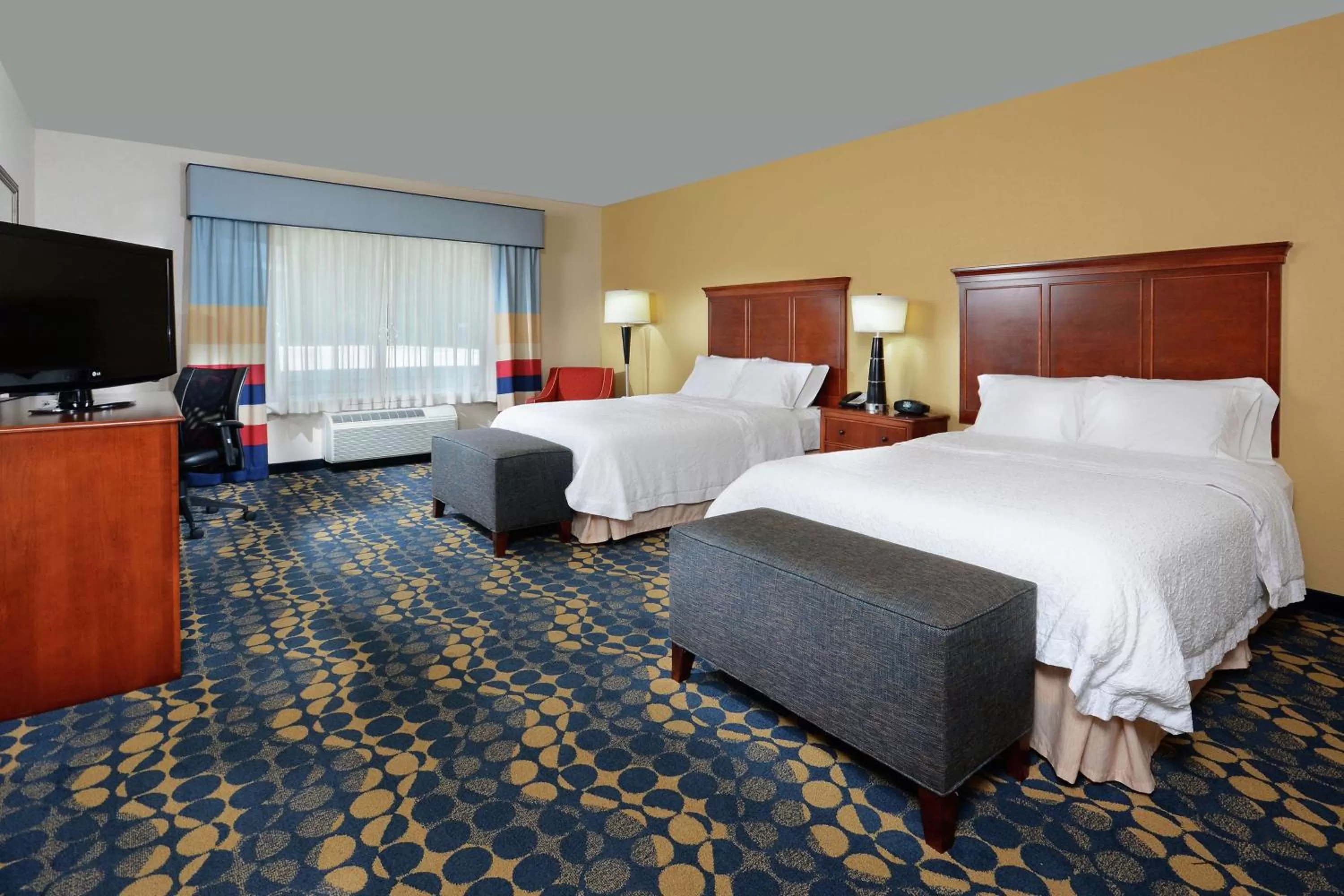 Queen Room - Mobility/Hearing Access/Non-Smoking with Tub in Hampton Inn & Suites Huntersville