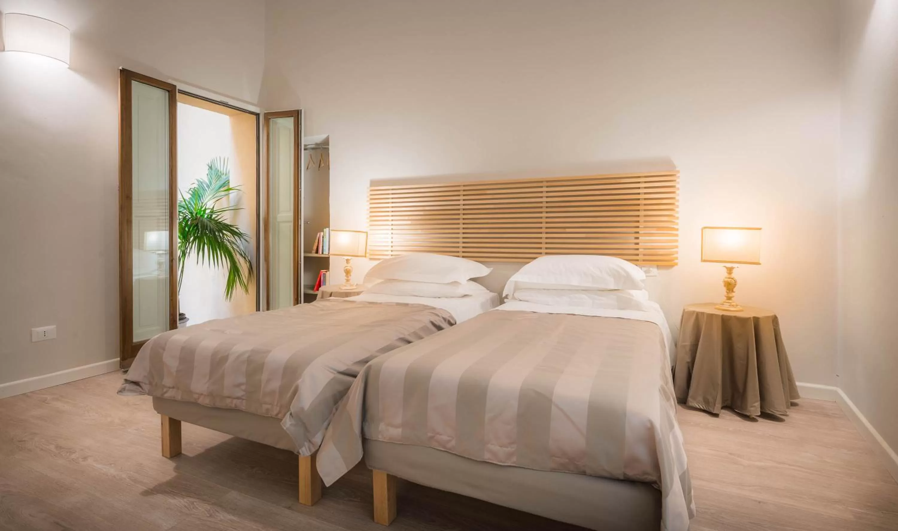 Bed in Hotel Torre Guelfa Palazzo Acciaiuoli