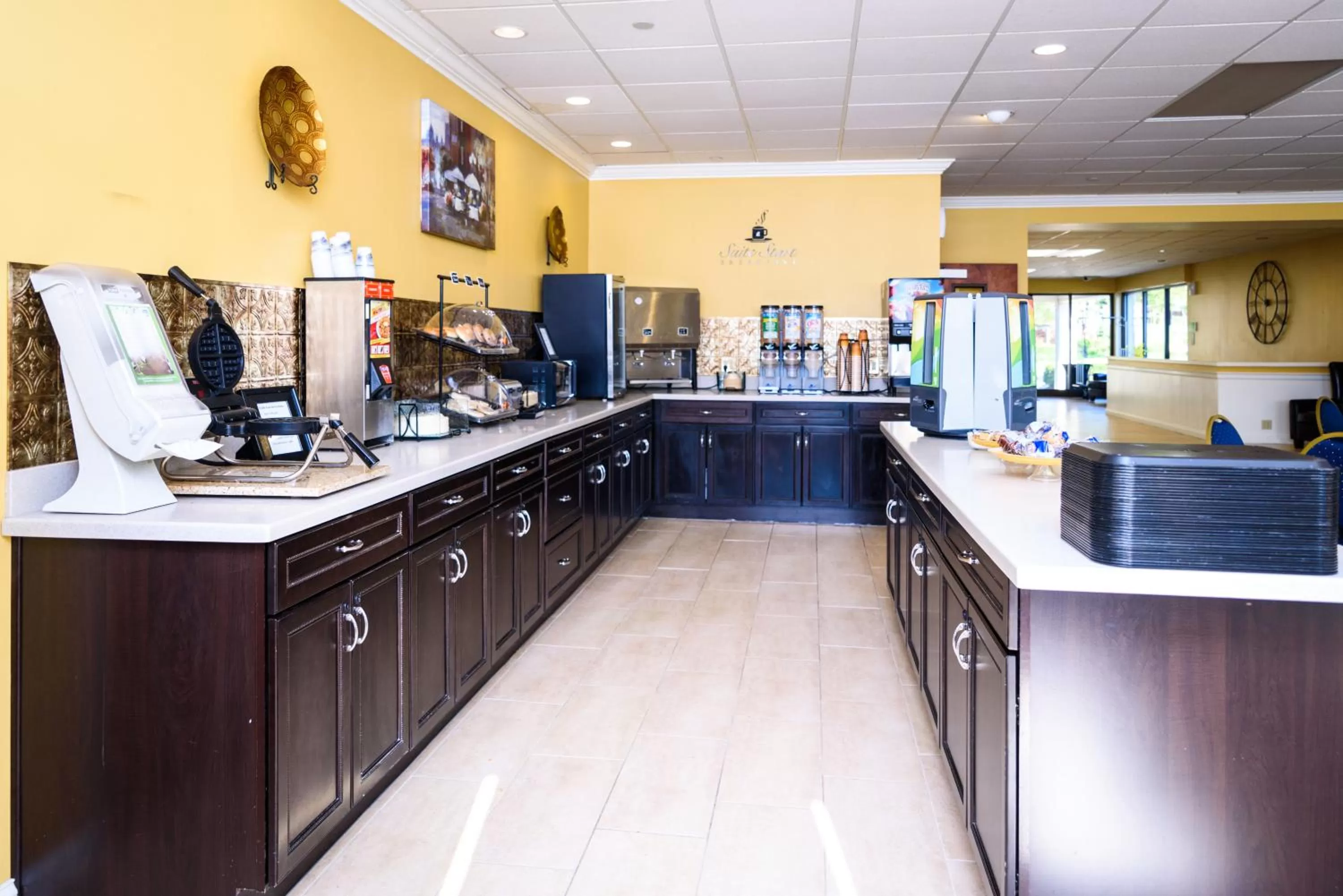 Buffet breakfast in Asbury Inn & Suites