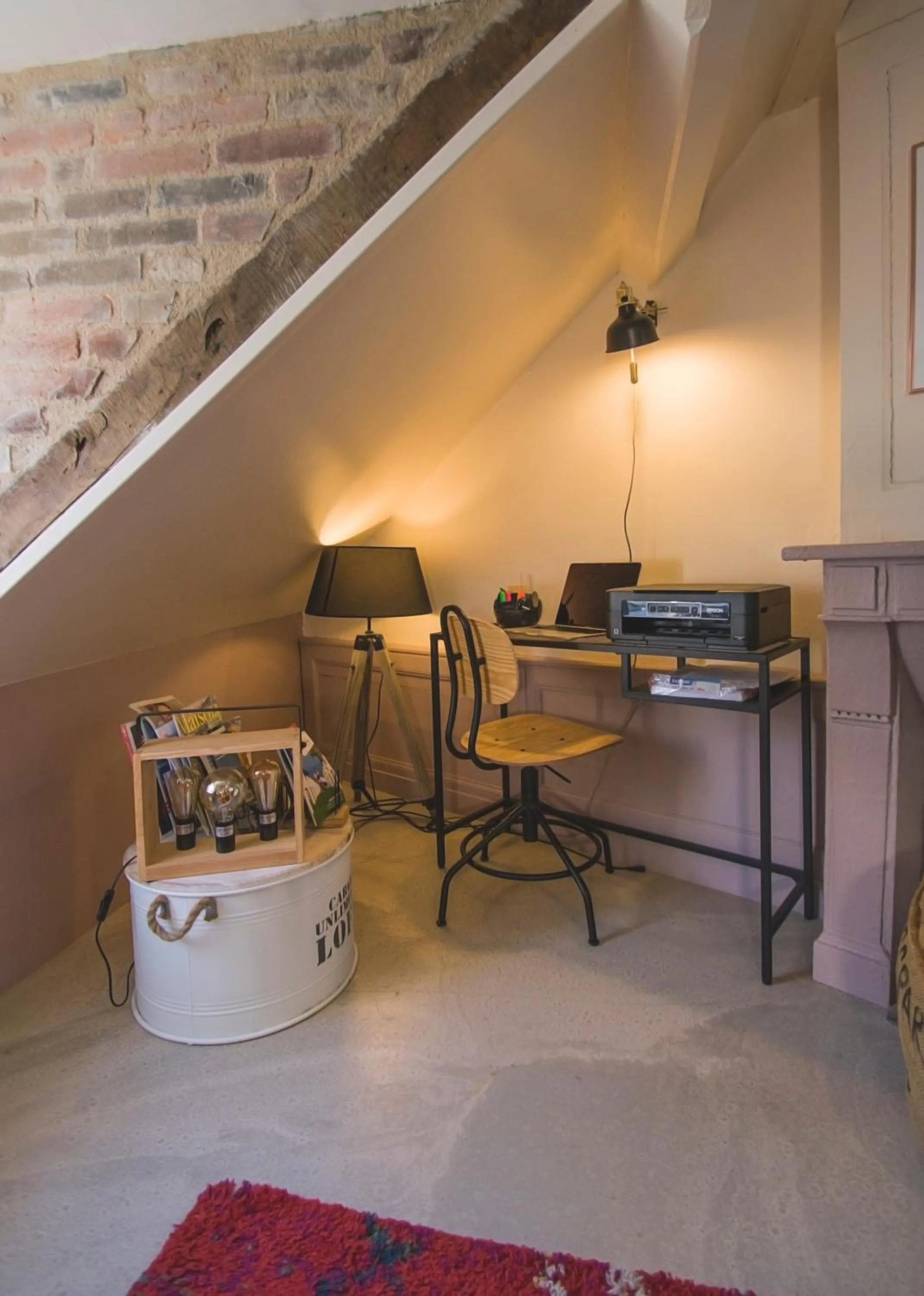 Living room in La Fabrique - Les Loges Normandes