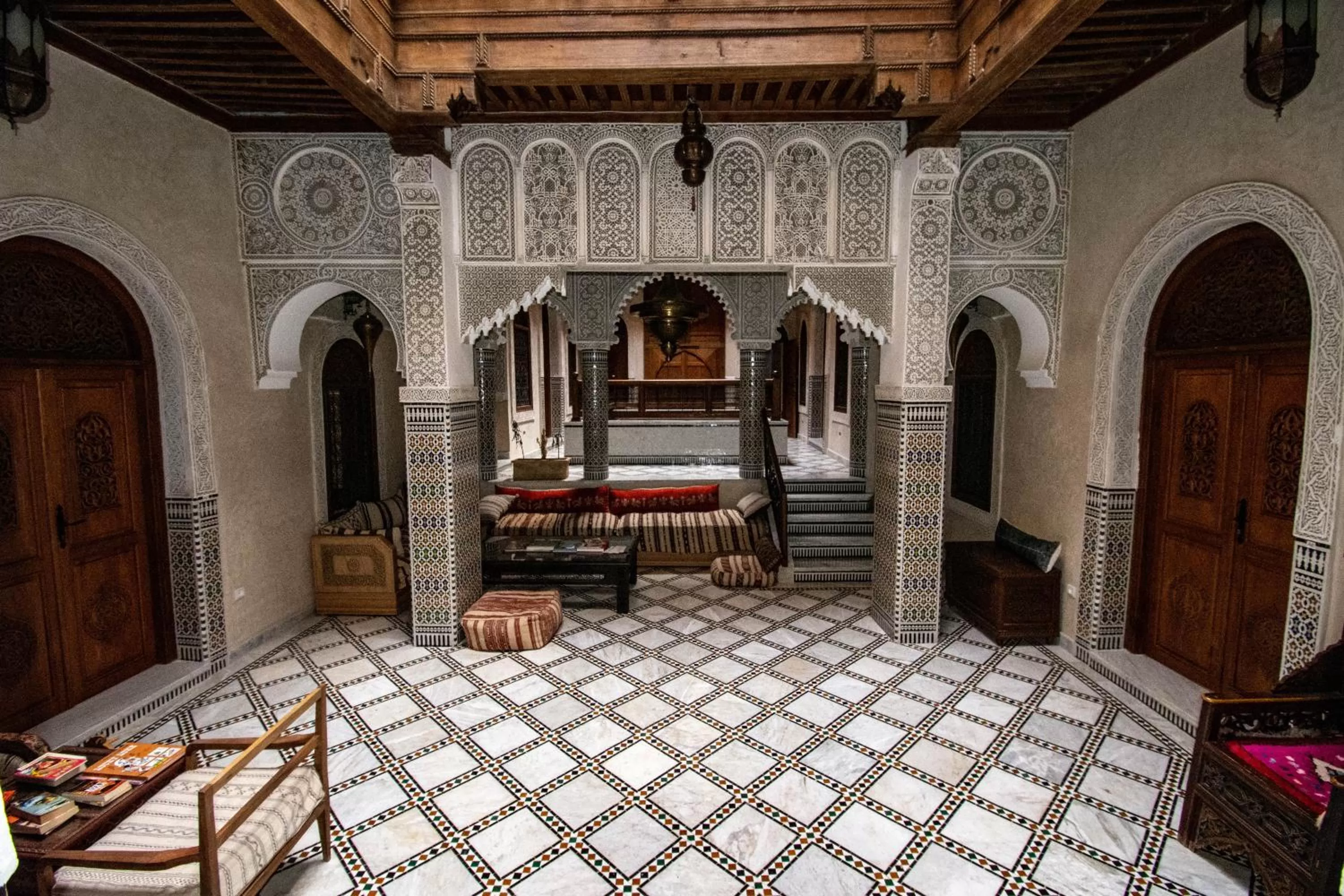 Living room in Riad le petit ksar