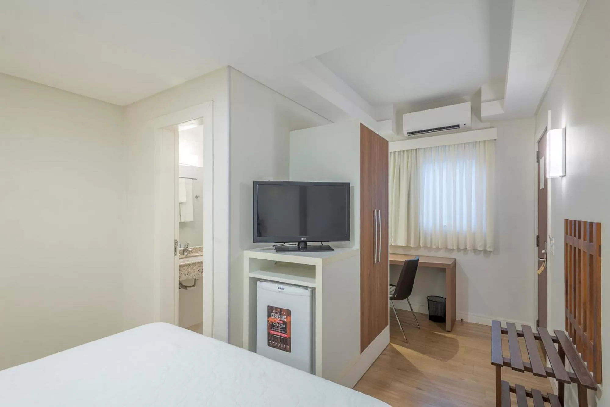 Bed in Hotel Glória Blumenau