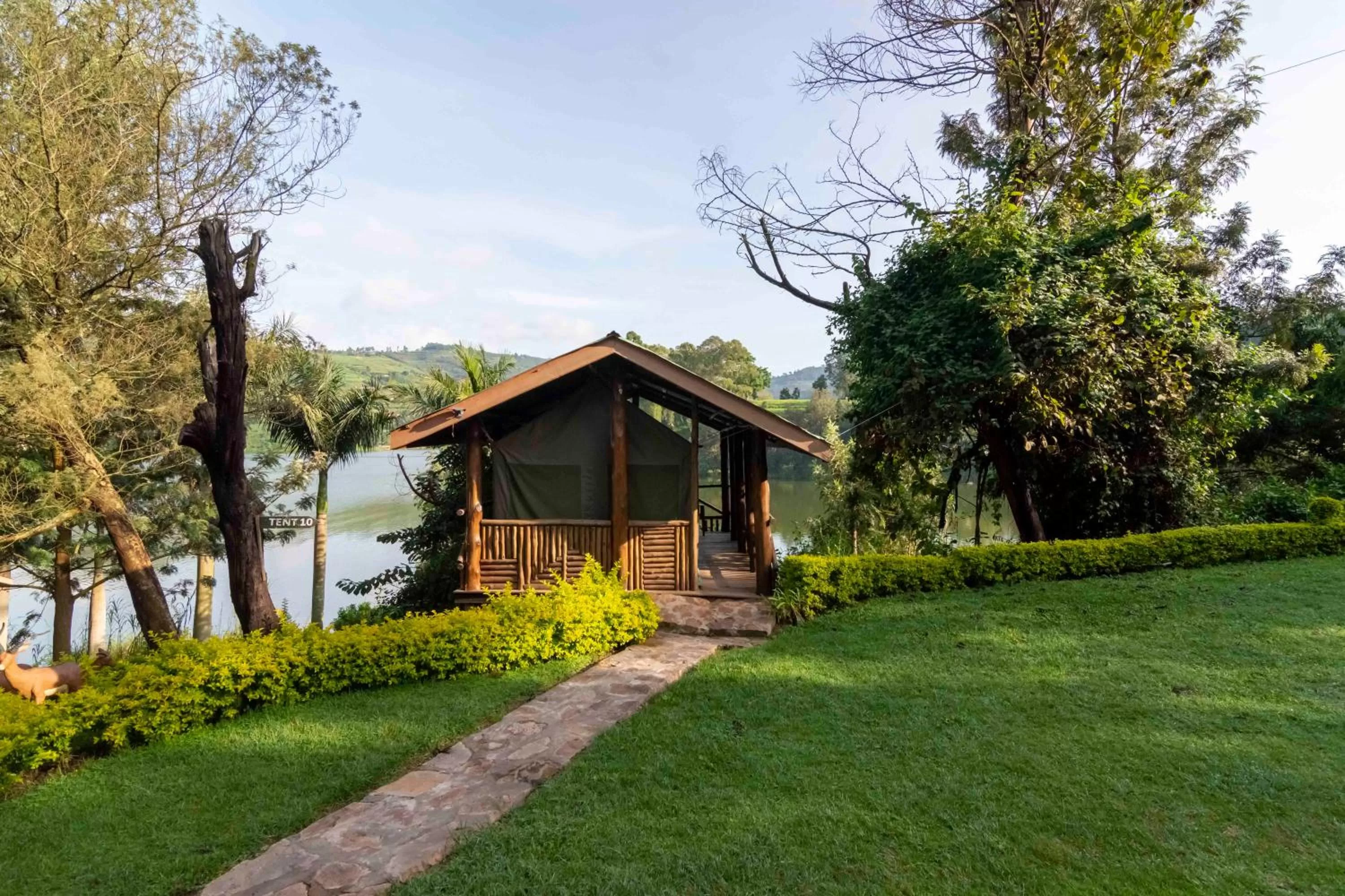 Property building in Bunyonyi Overland Resort