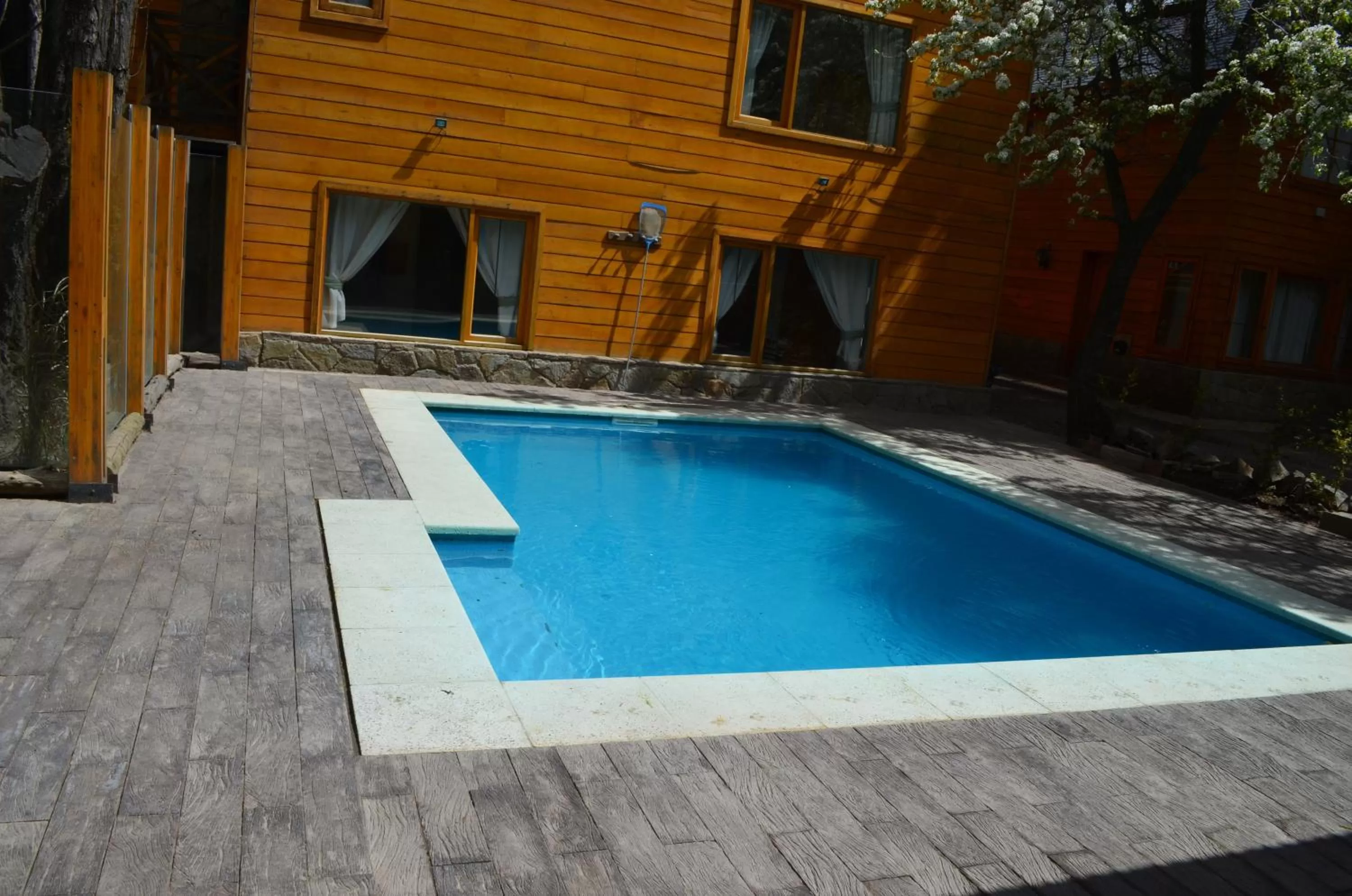 Pool view in Apart Hotel Robles del Sur