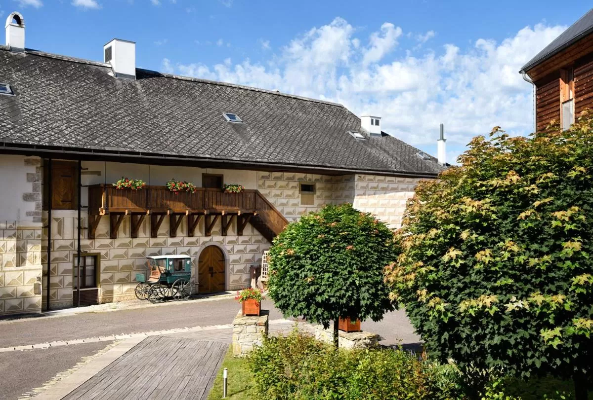 Garden, Property Building in Hotel Tvrz Orlice