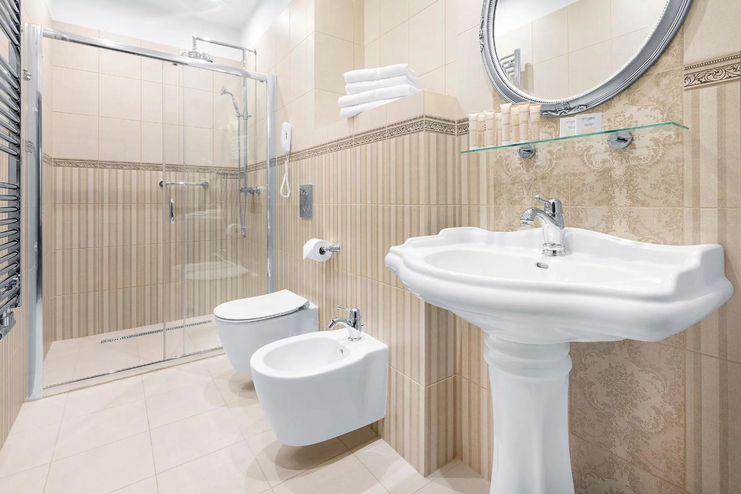 Shower in Ventus Rosa Boutique Aparthotel