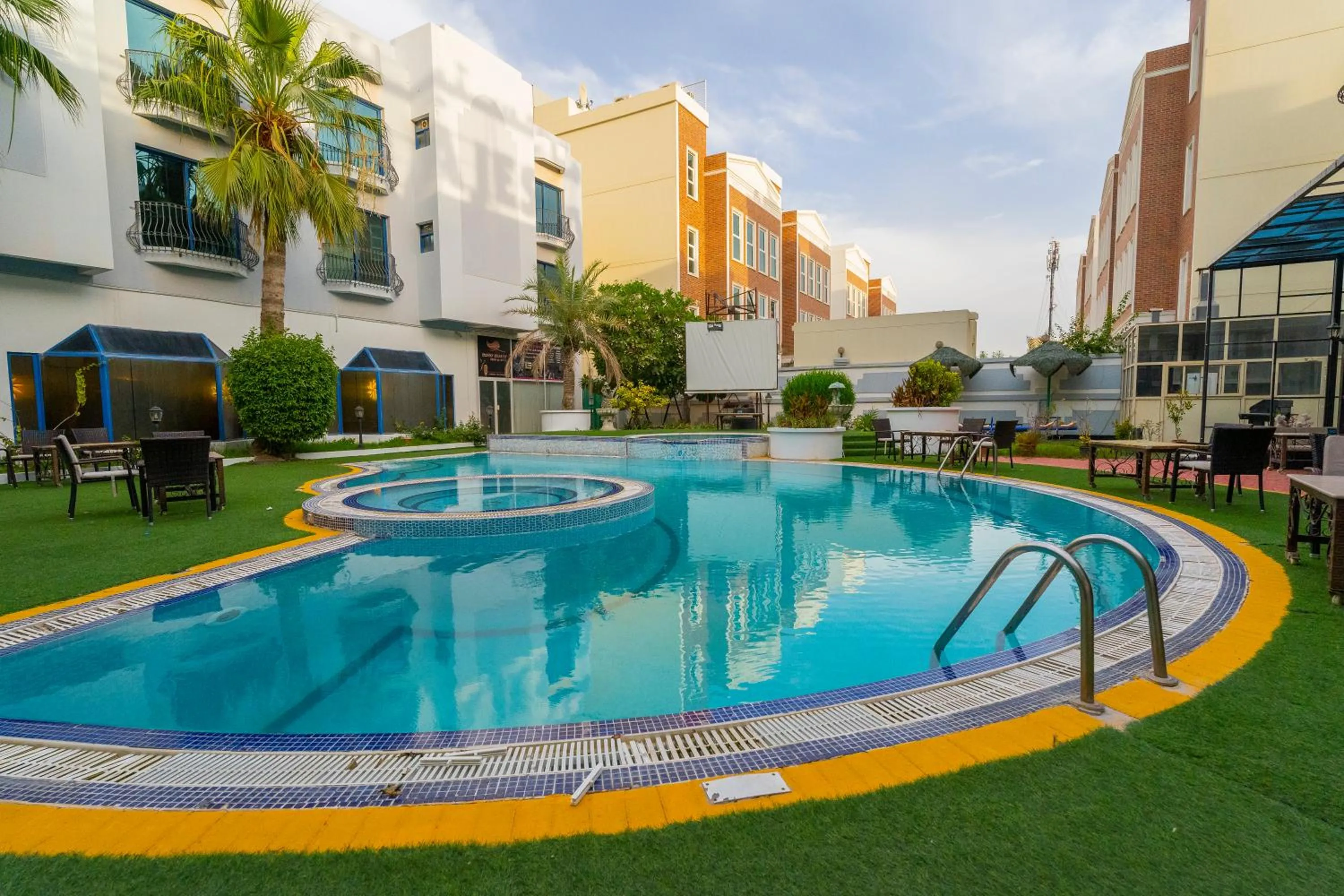 Property building in Majestic Hotel