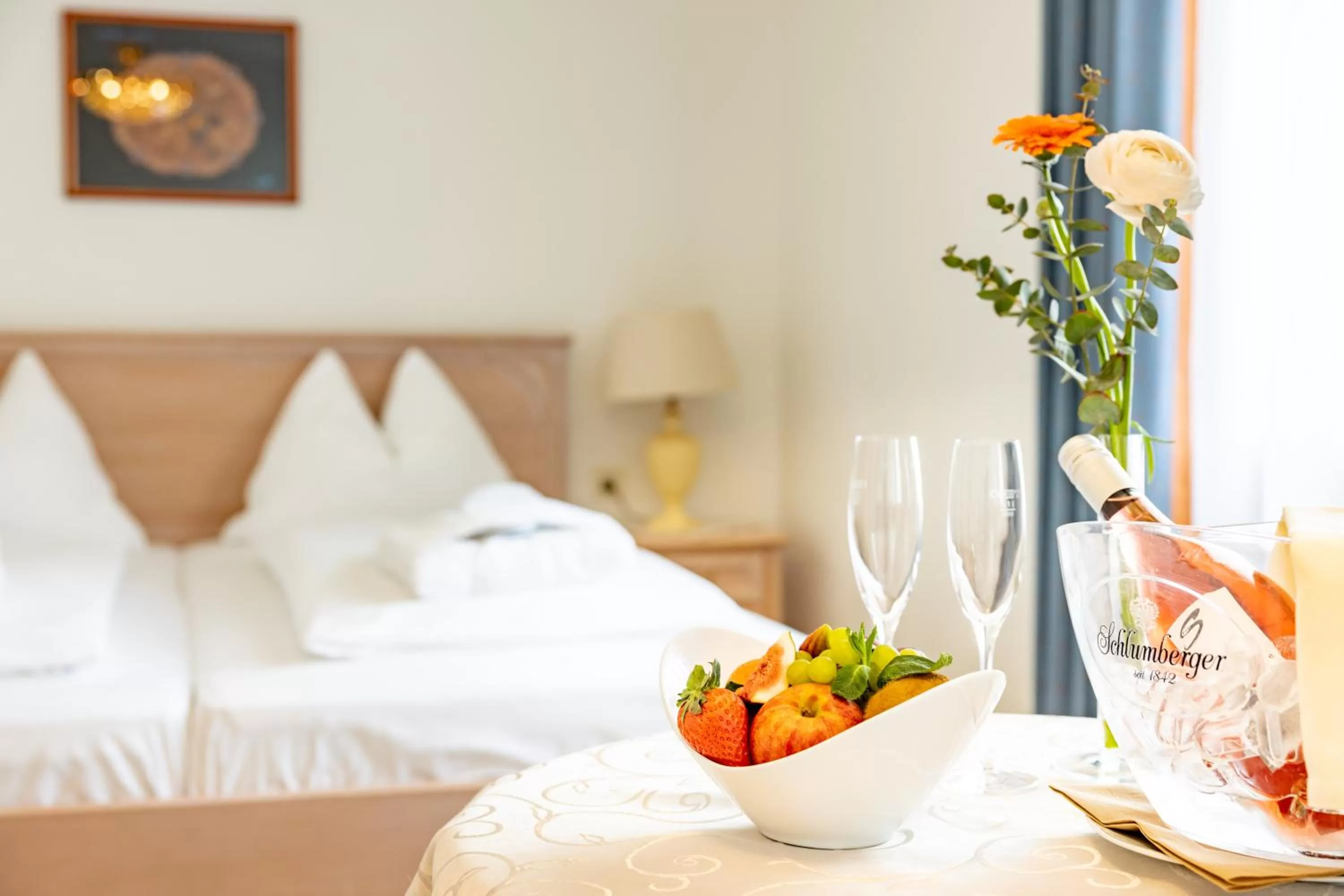 Bed in Hotel-Restaurant Minichmayr