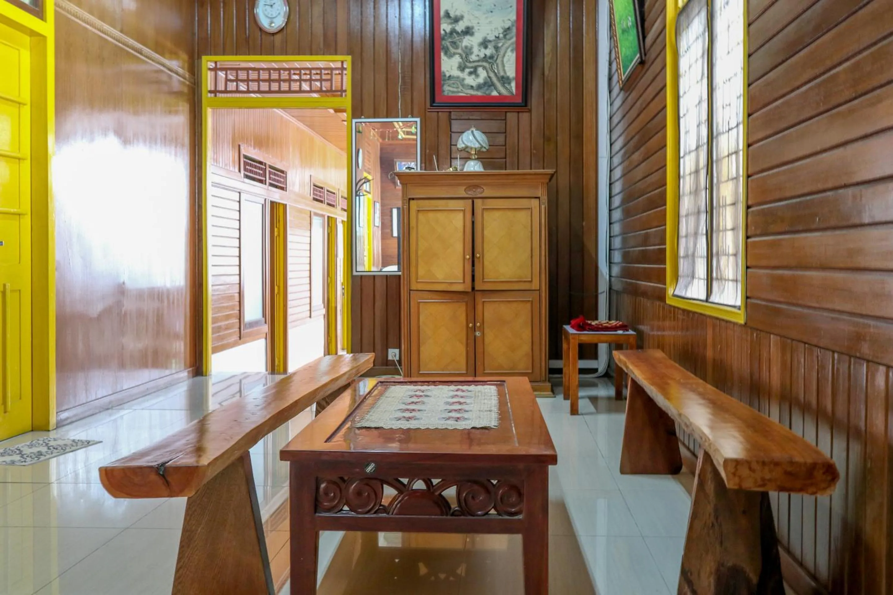 Seating area in Wisma Mutiara