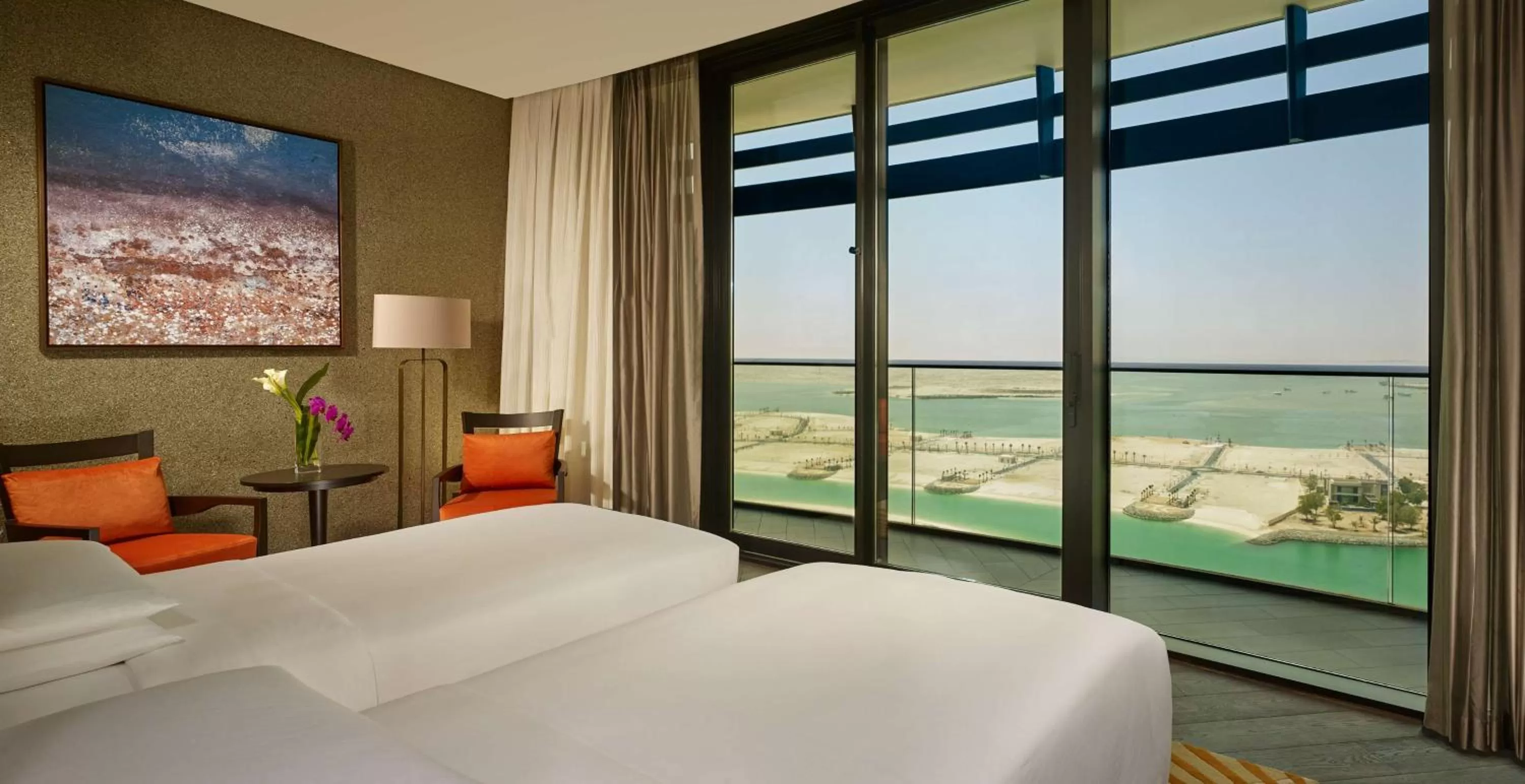 Bedroom, Bed in Grand Hyatt Abu Dhabi Hotel & Residences Emirates Pearl