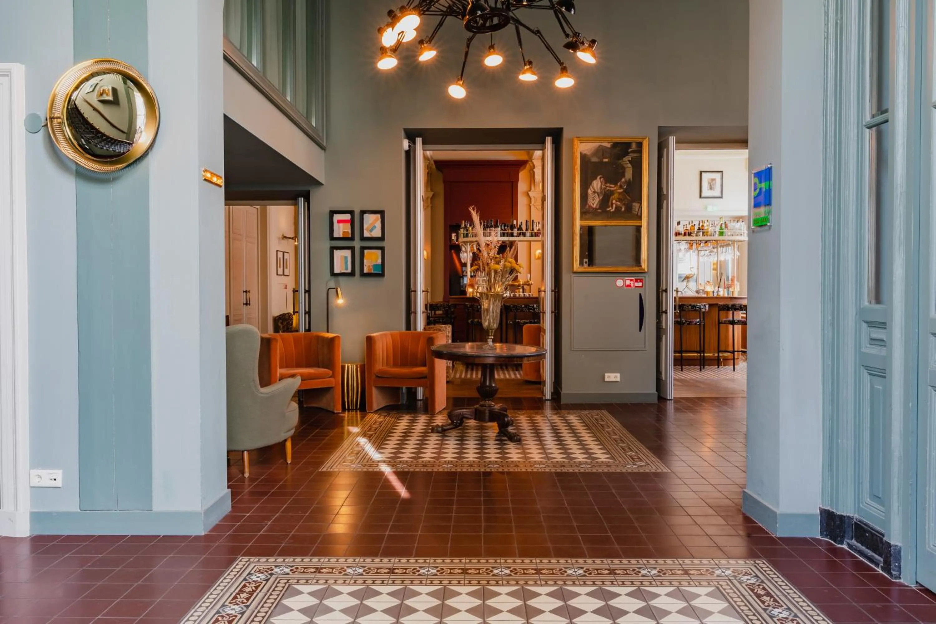 Lobby or reception in Hotel Mercier