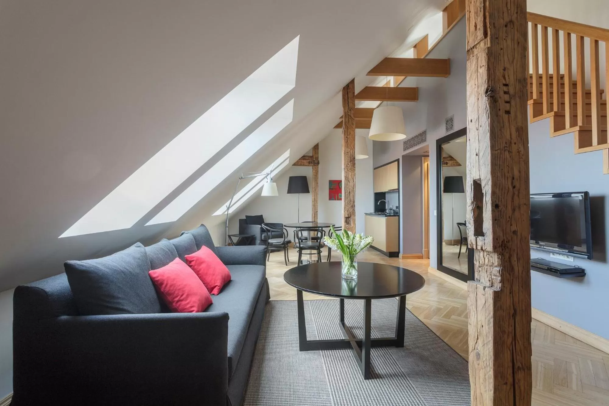 Living room in Neiburgs Hotel