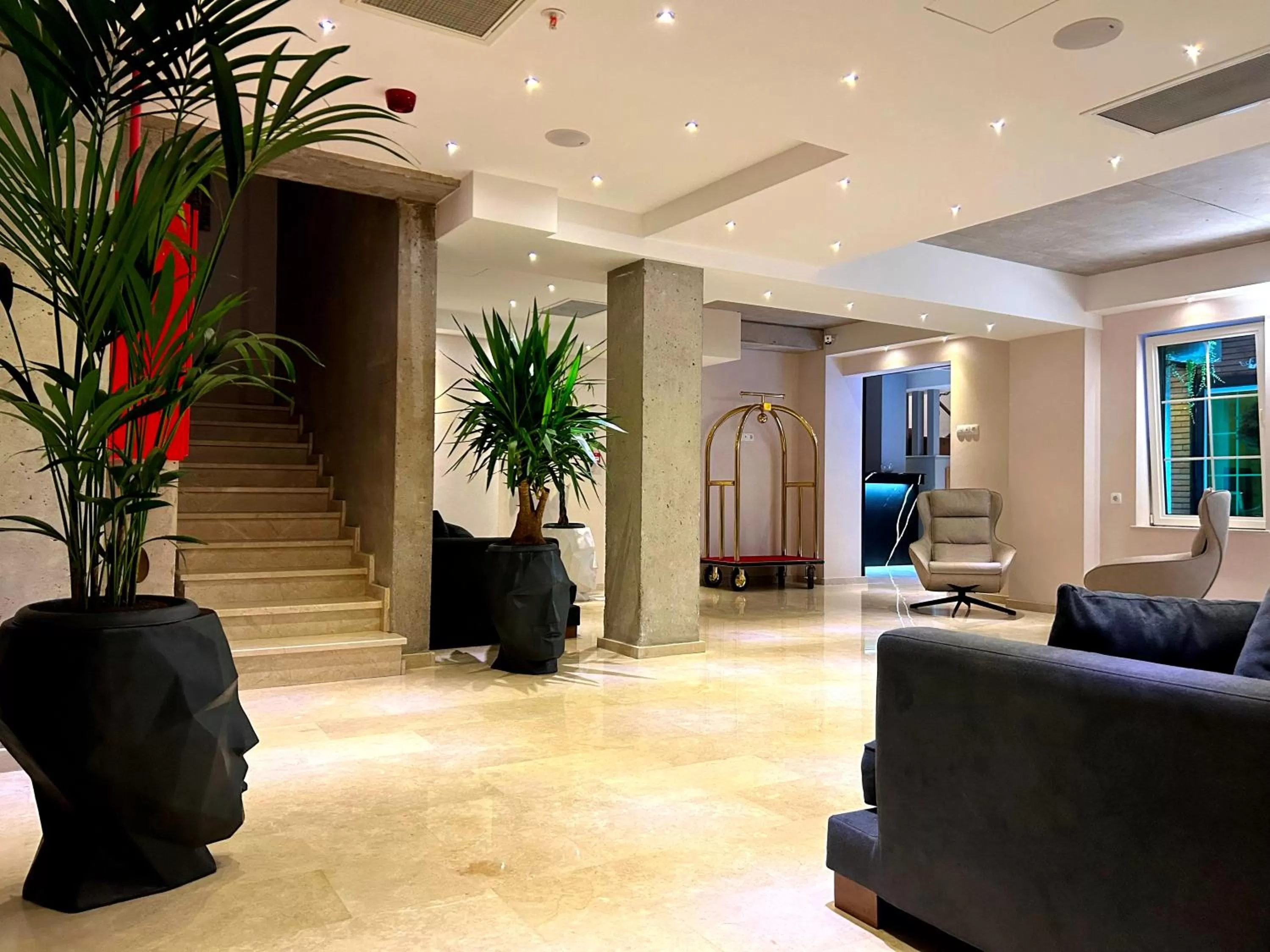 Living room, Lobby/Reception in Mit Hotel Tbilisi