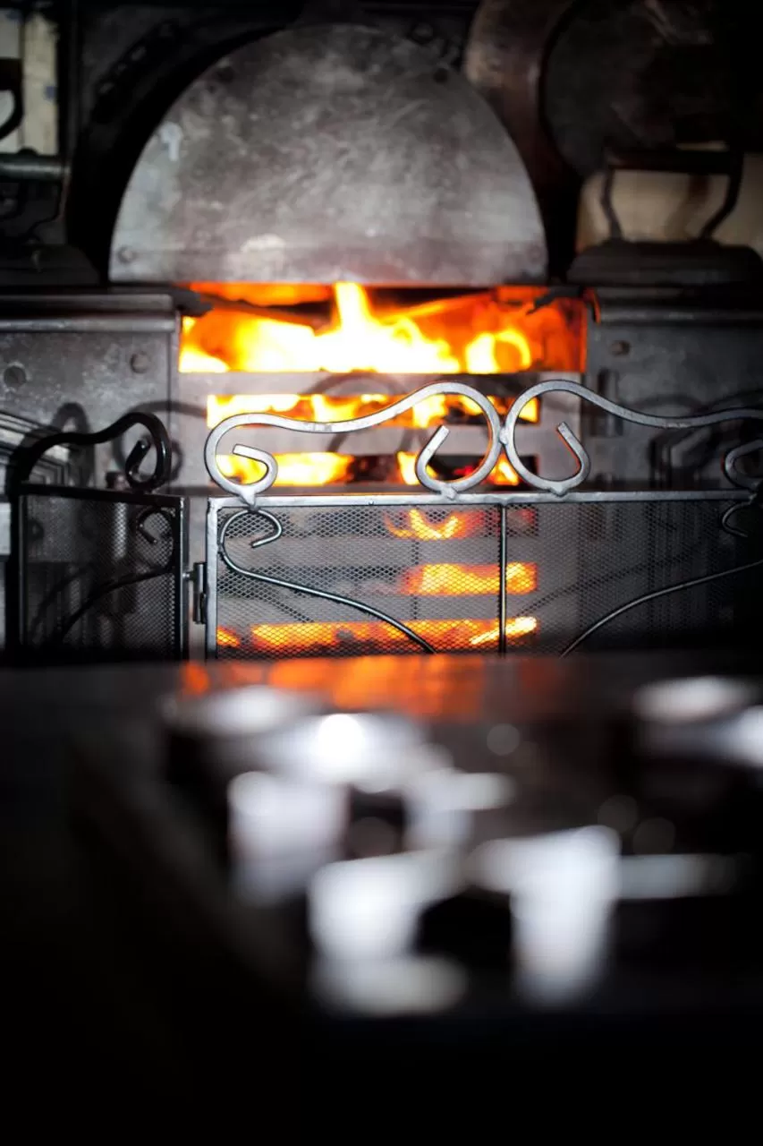 Decorative detail in The Cock and Bull