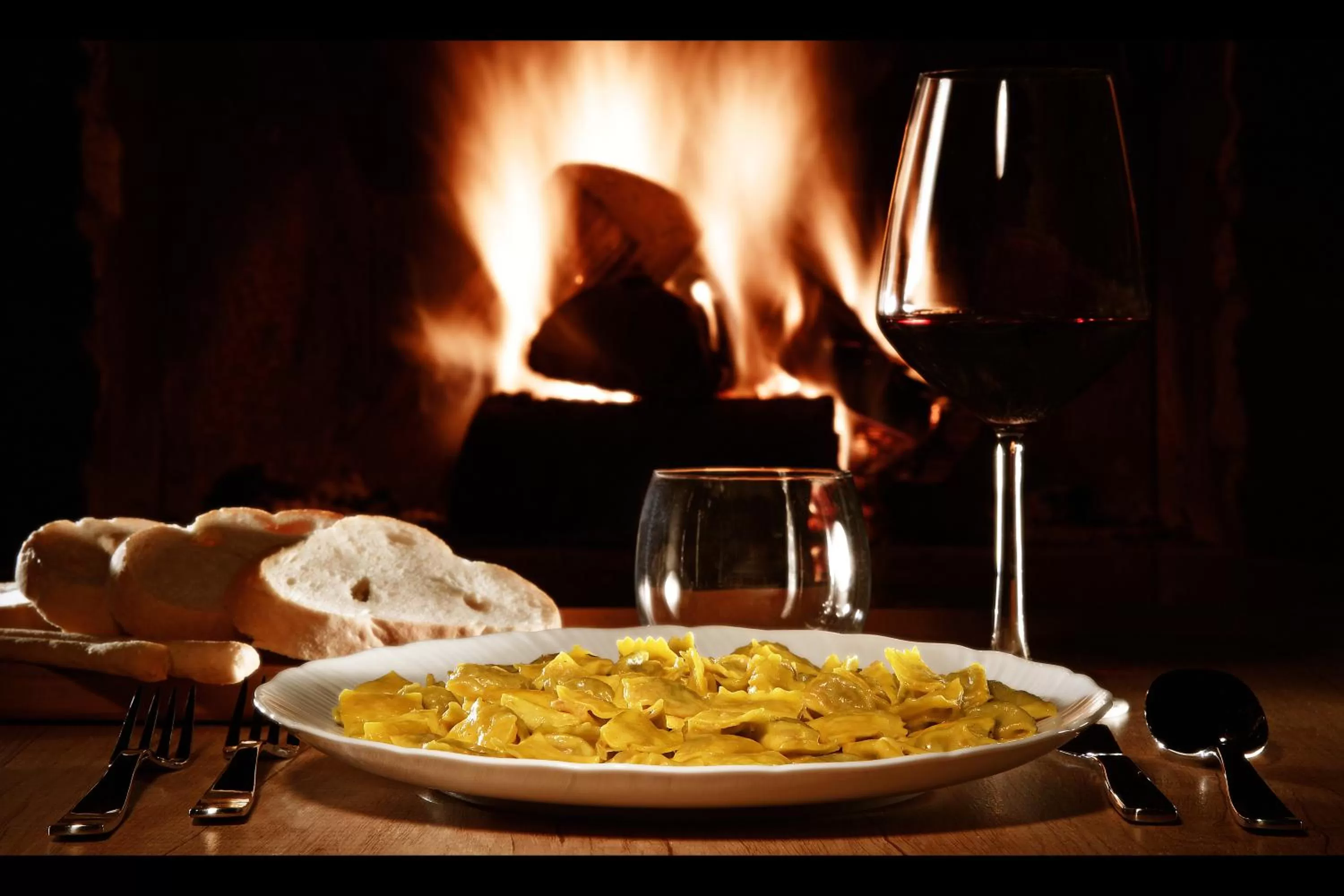 Food in Panoramic Villa Garassino - country rooms and fine restaurant