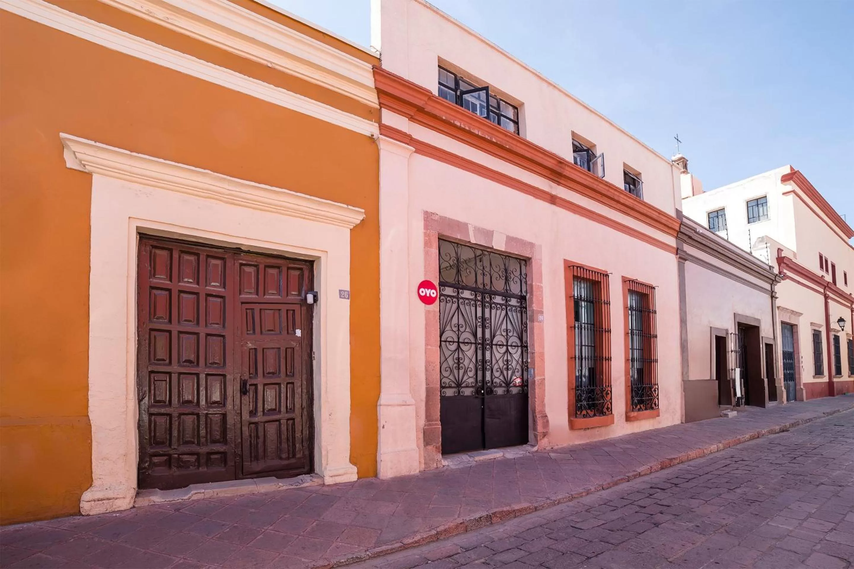 Facade/entrance in Hotel Querétaro Antiguo