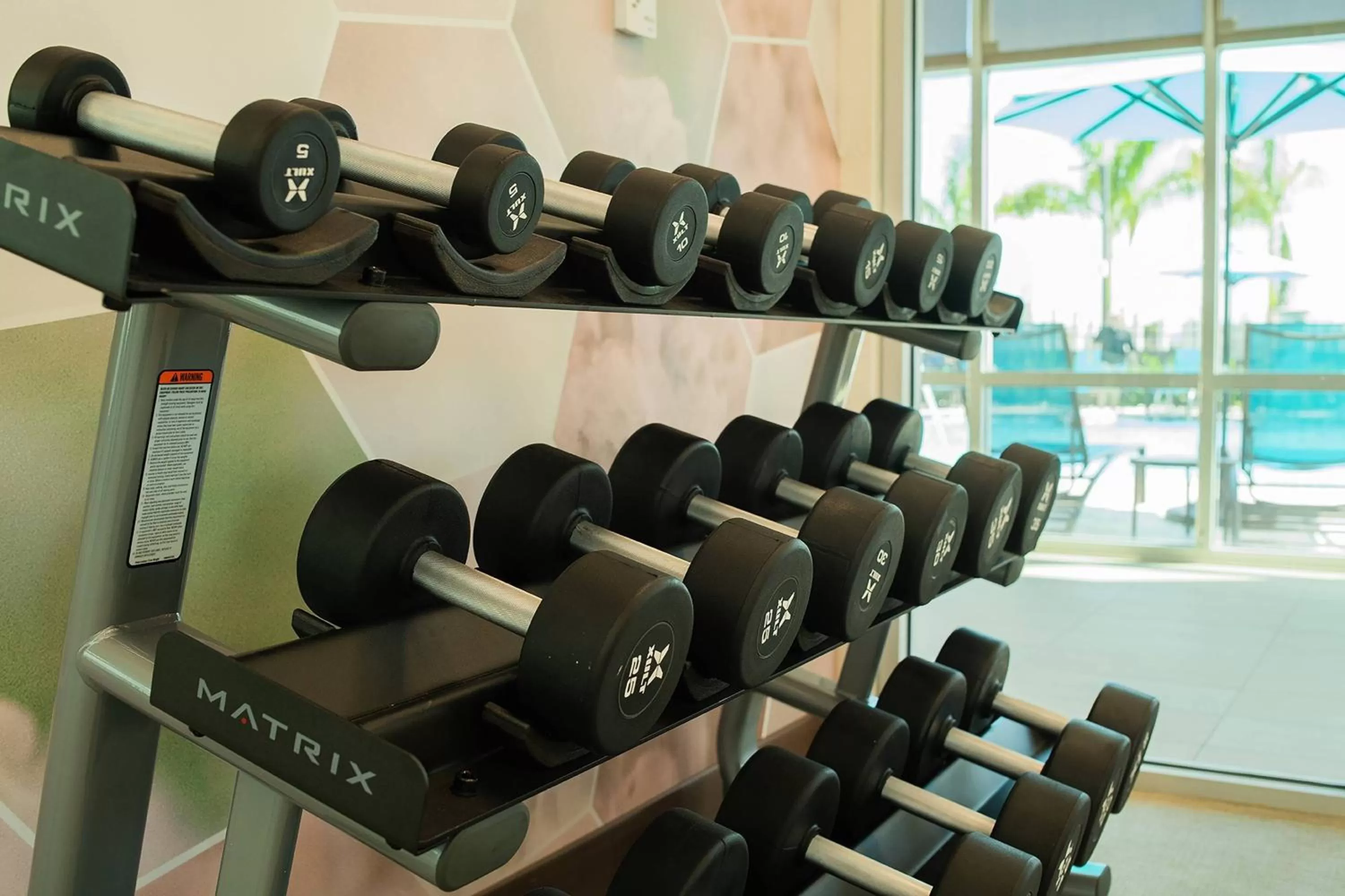 Fitness centre/facilities in SpringHill Suites by Marriott Cape Canaveral Cocoa Beach