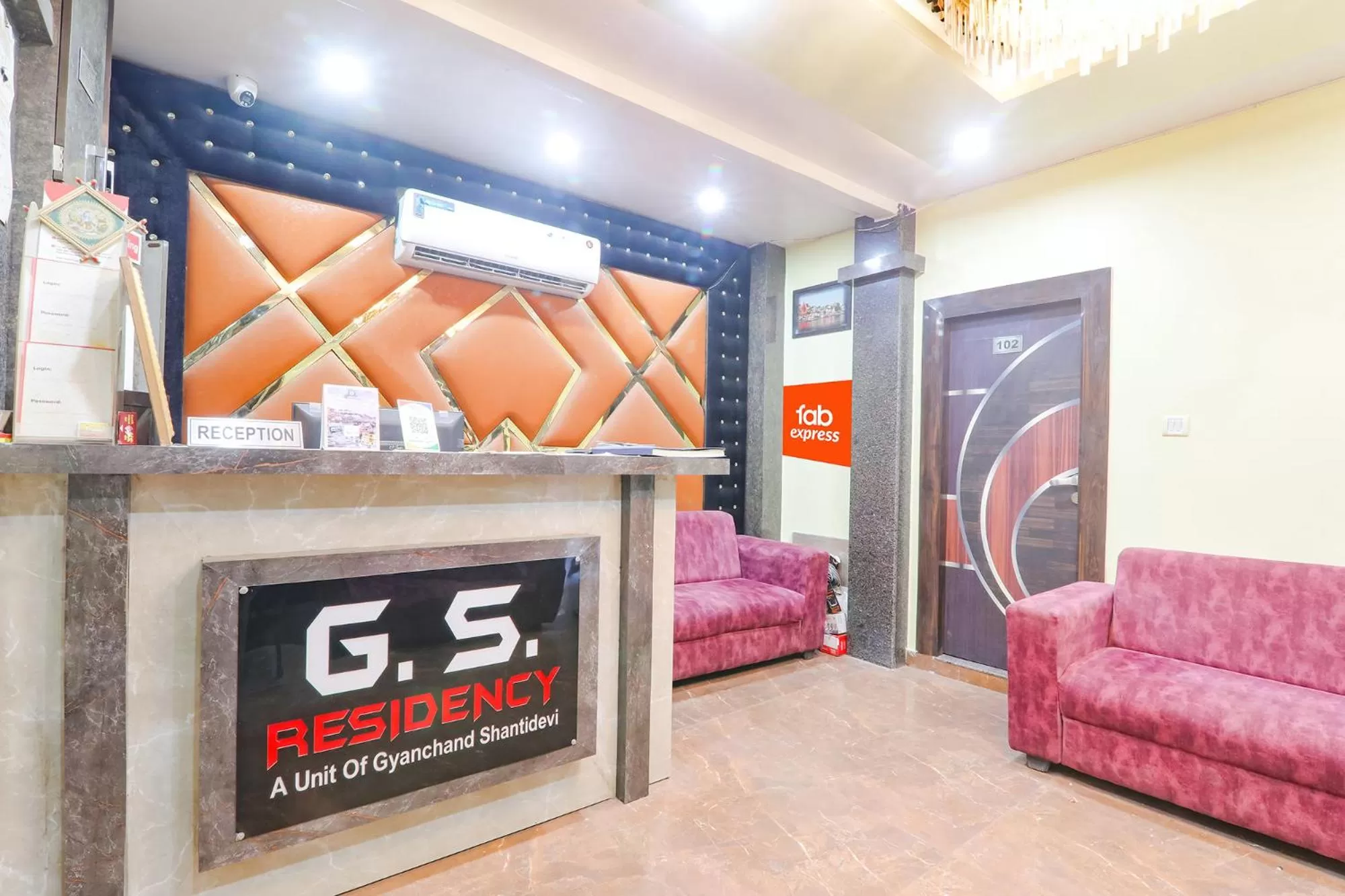 Lobby or reception, Lobby/Reception in FabExpress GS Residency