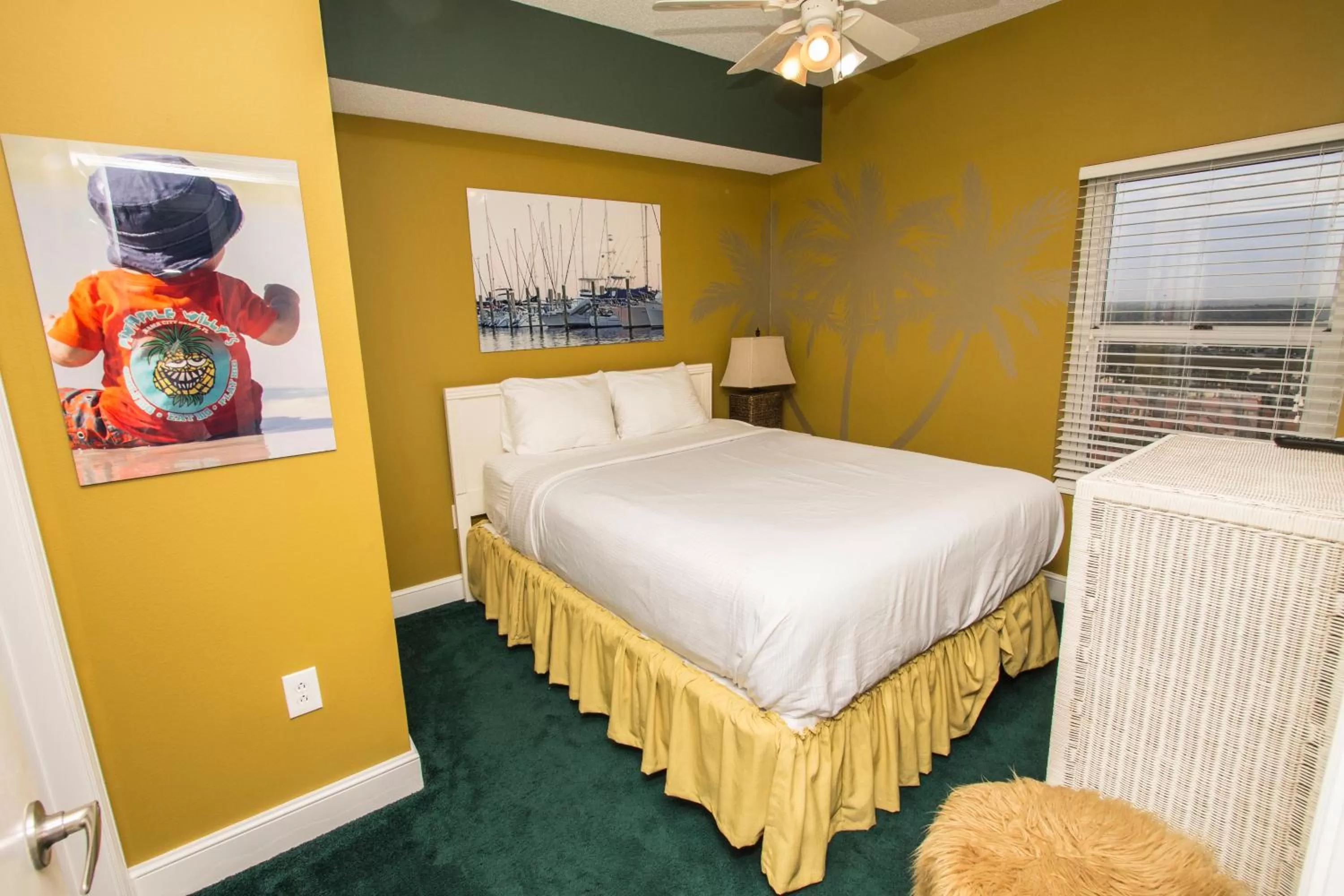 Bed in Majestic Beach Resort, Panama City Beach, Fl