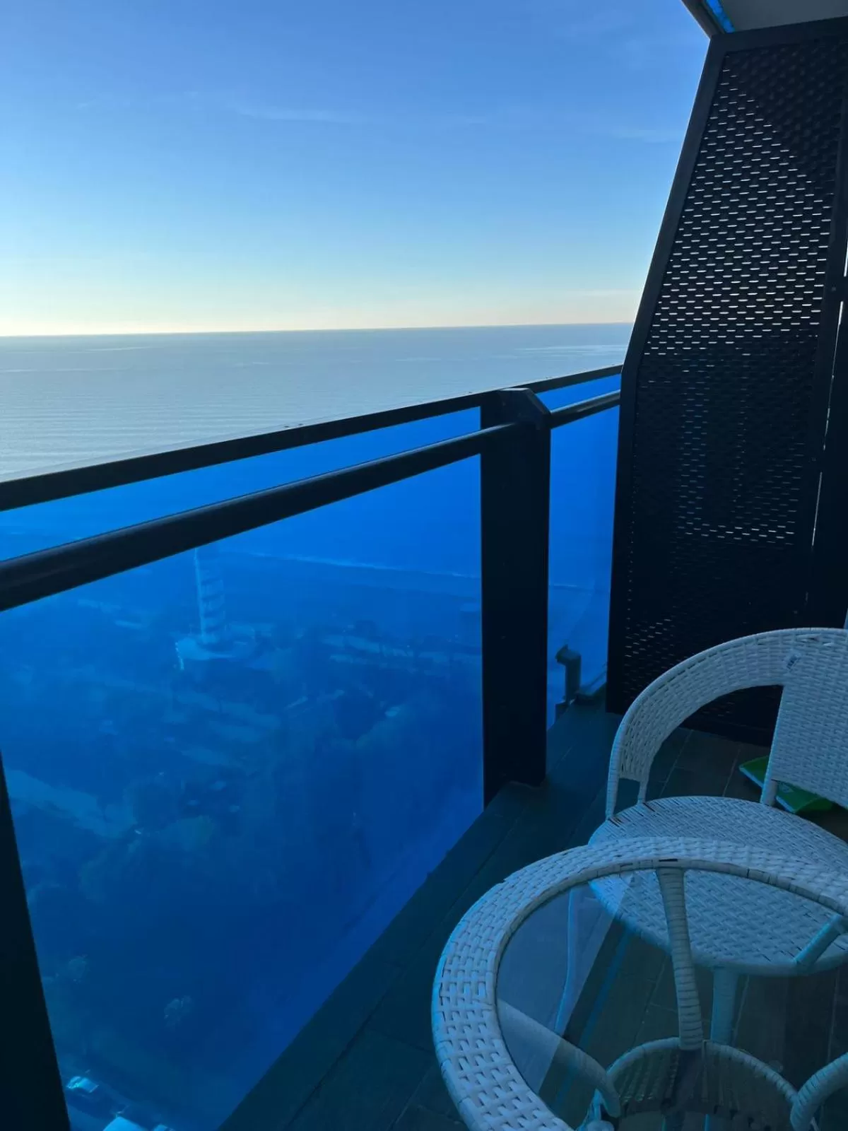 Patio in Elegance Sea View Aparthotel In Orbi City Batumi