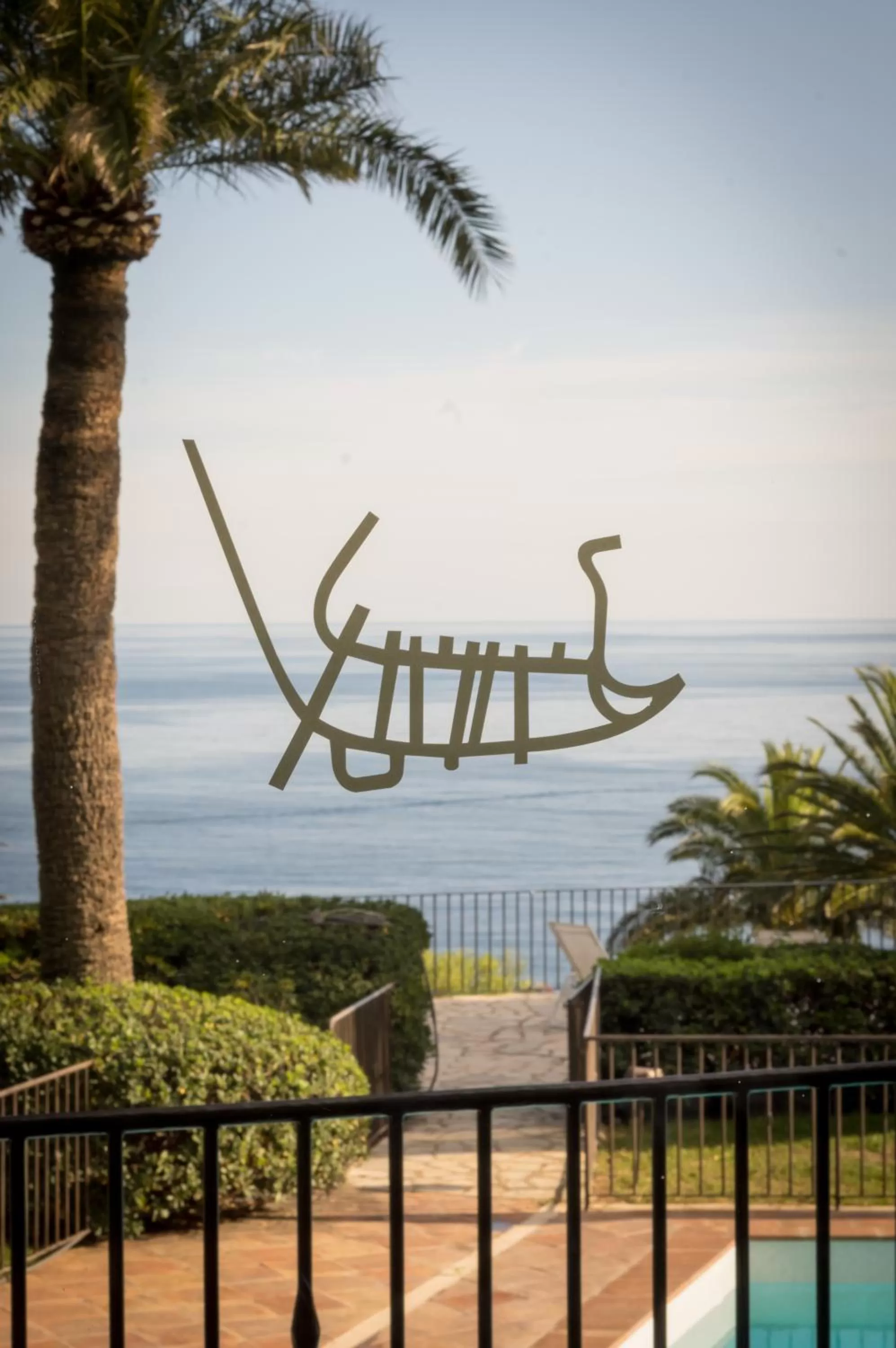 Decorative detail in Hôtel Club Port La Galère