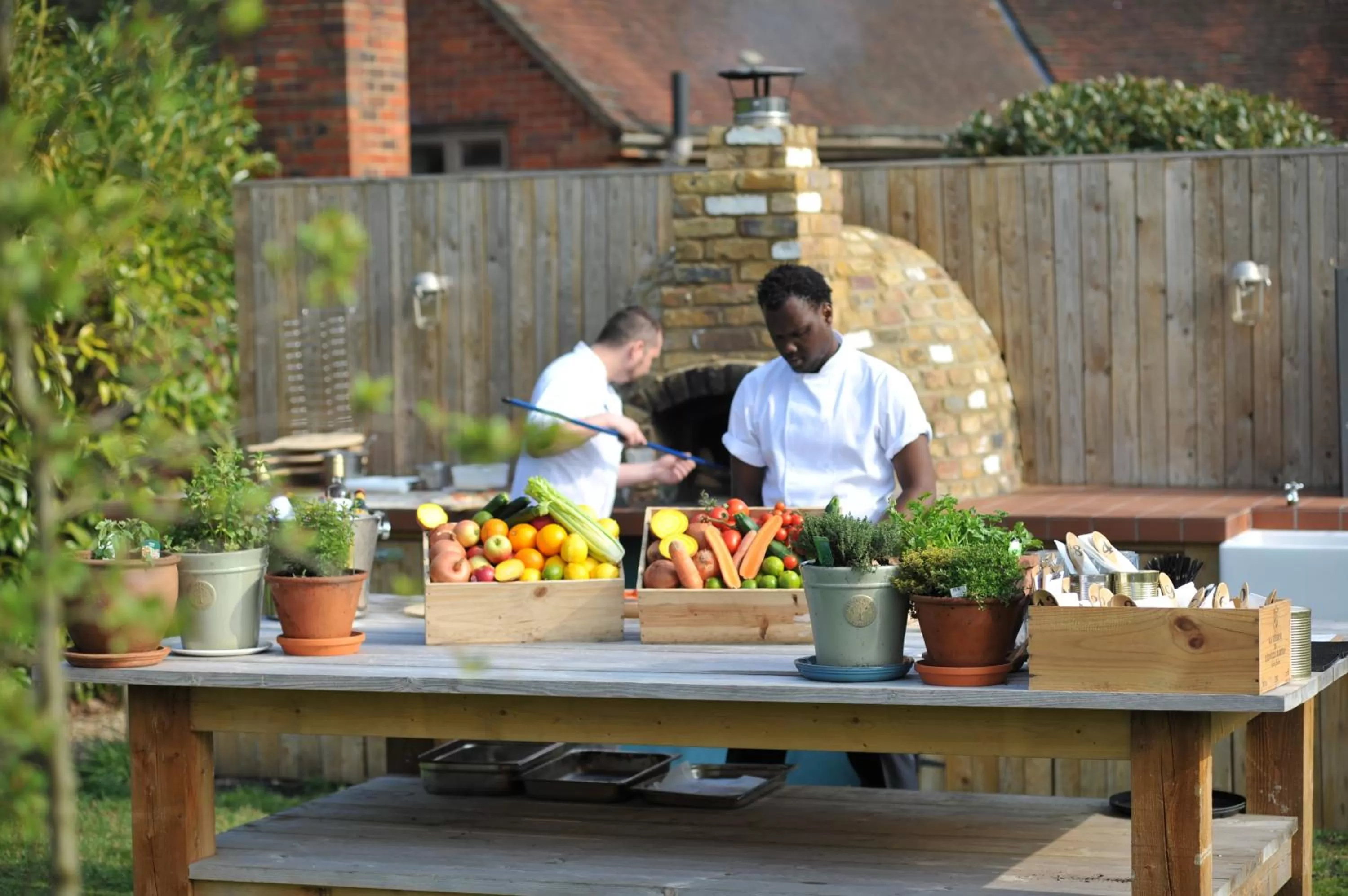 Garden in Bel And The Dragon-Churt