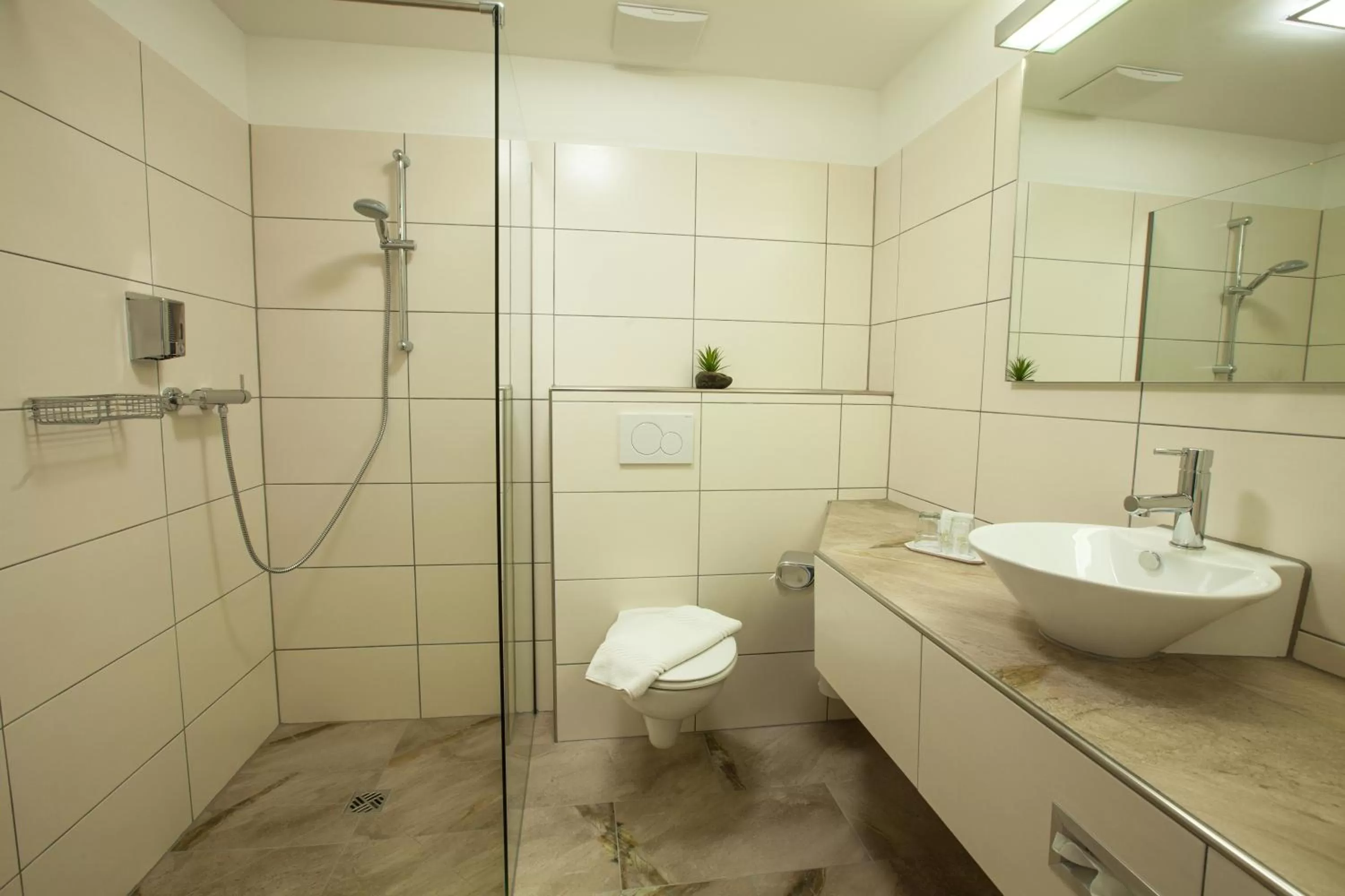 Bathroom in Hotel zur Pfalz