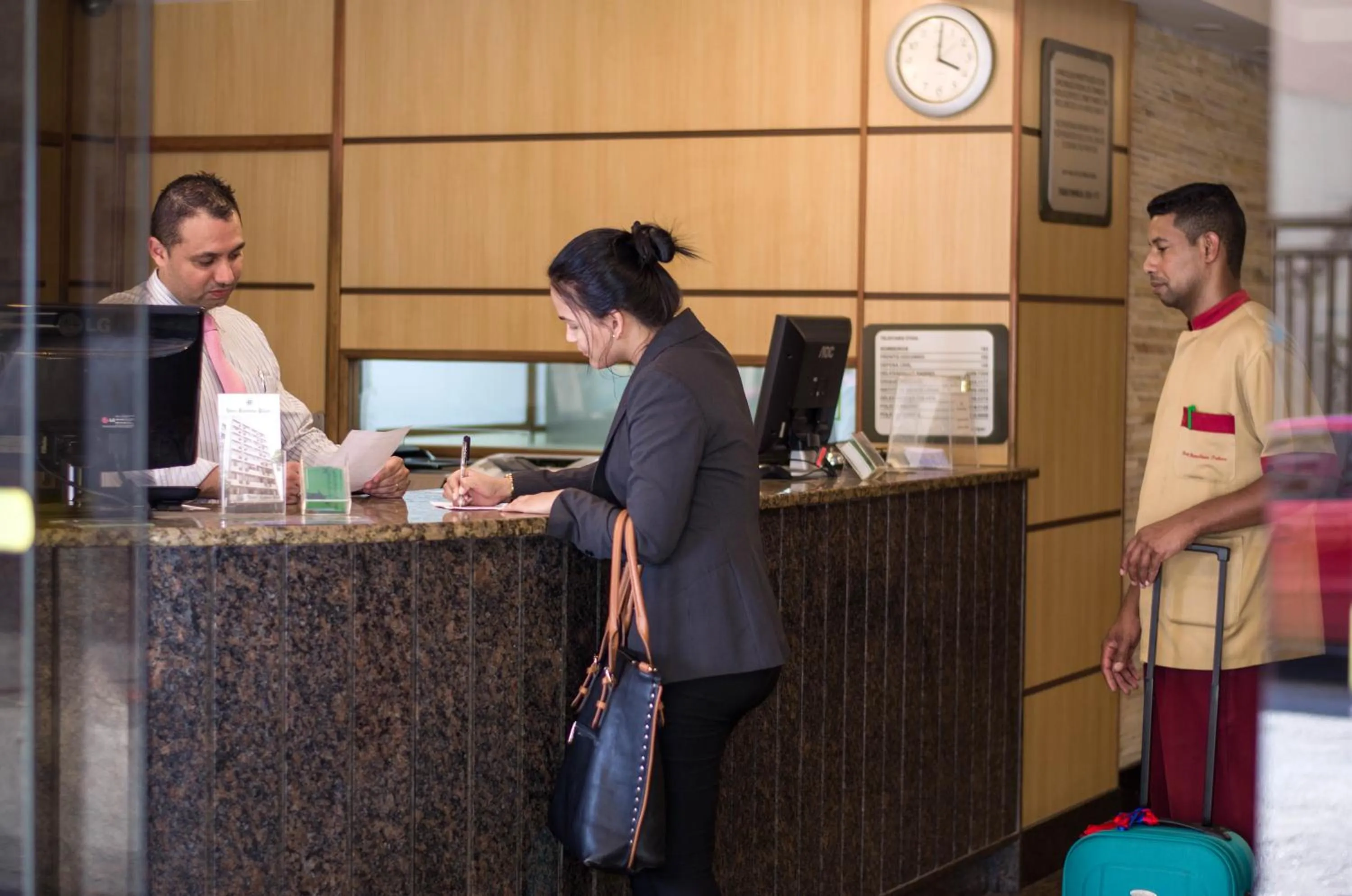 Lobby or reception in Hotel Rondônia Palace