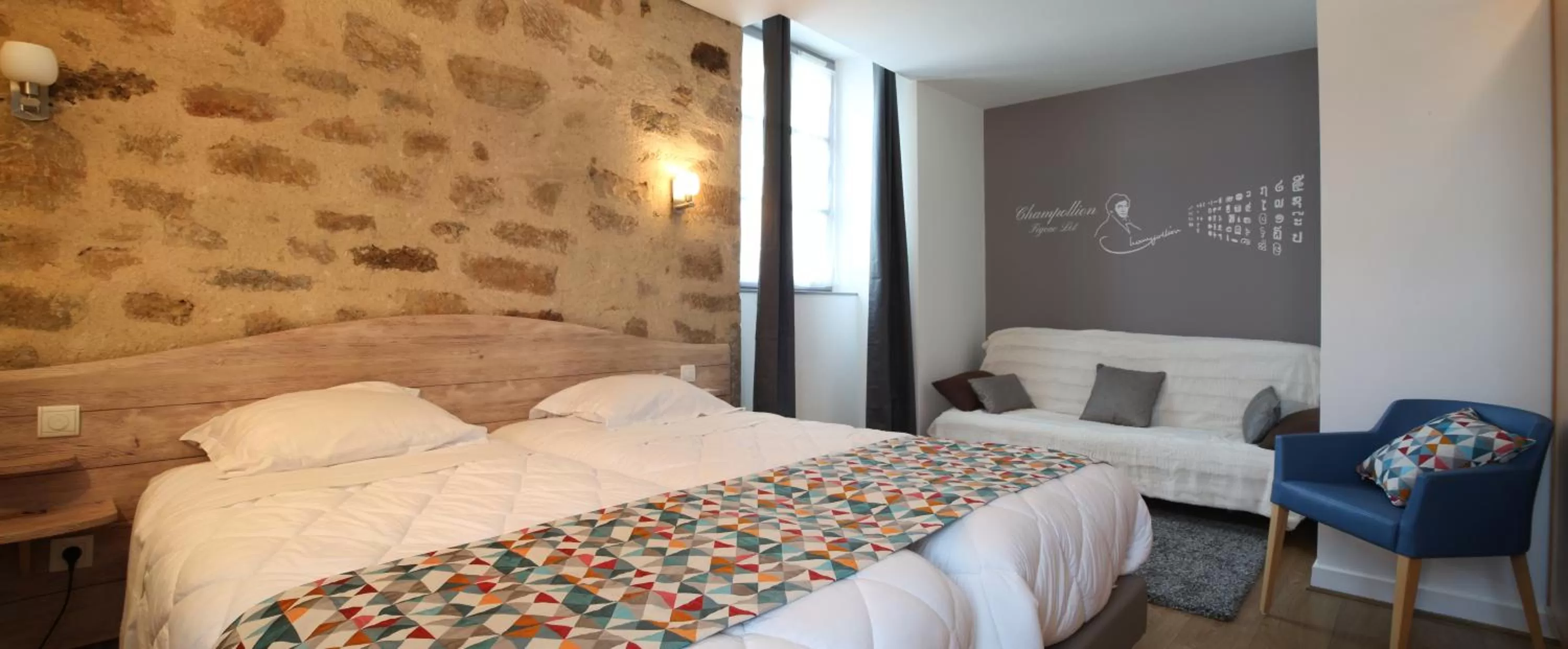 Bedroom, Bed in Best Western Le Pont d'Or