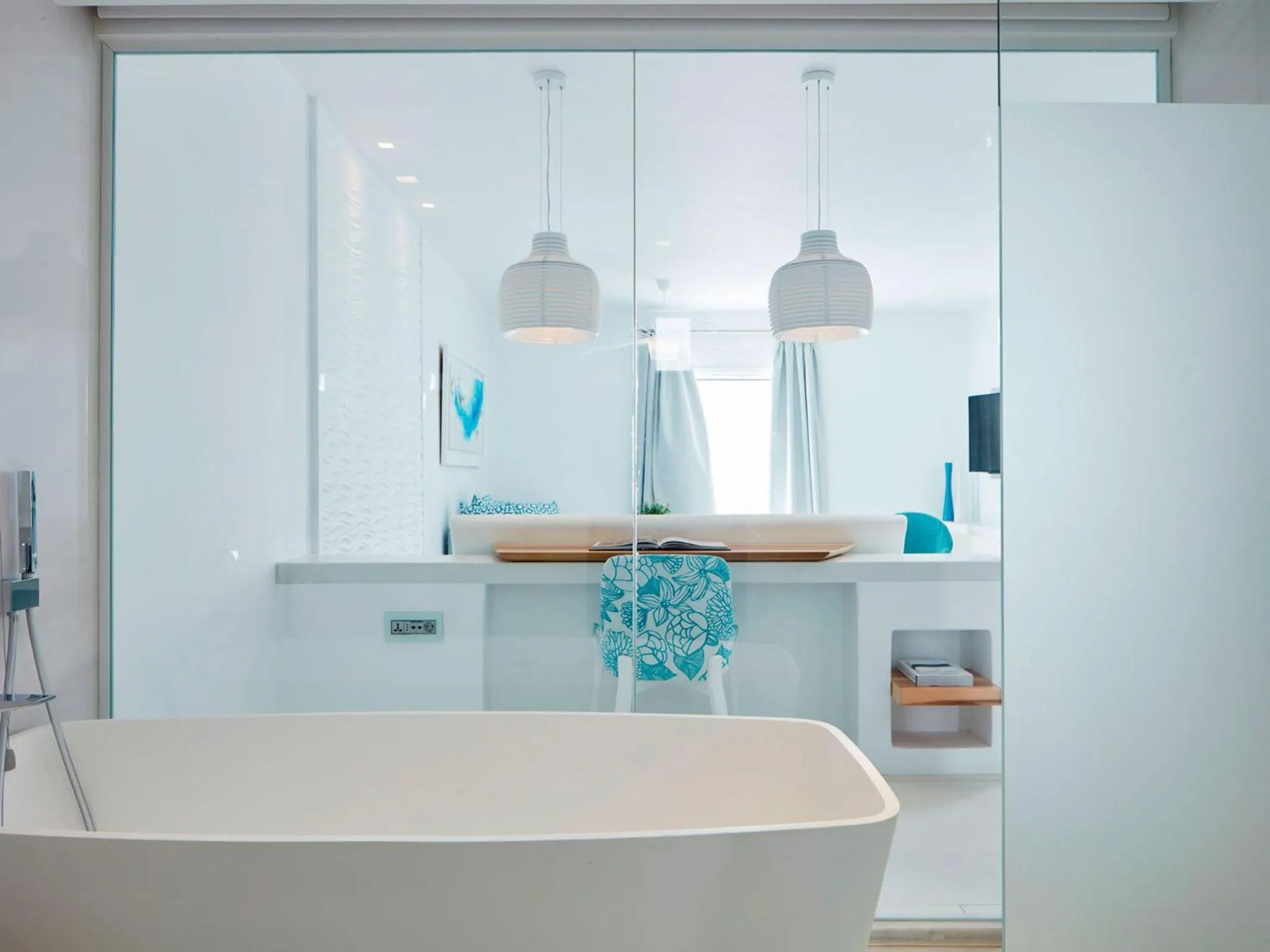 Bathroom in Myconian Ambassador Relais & Chateaux