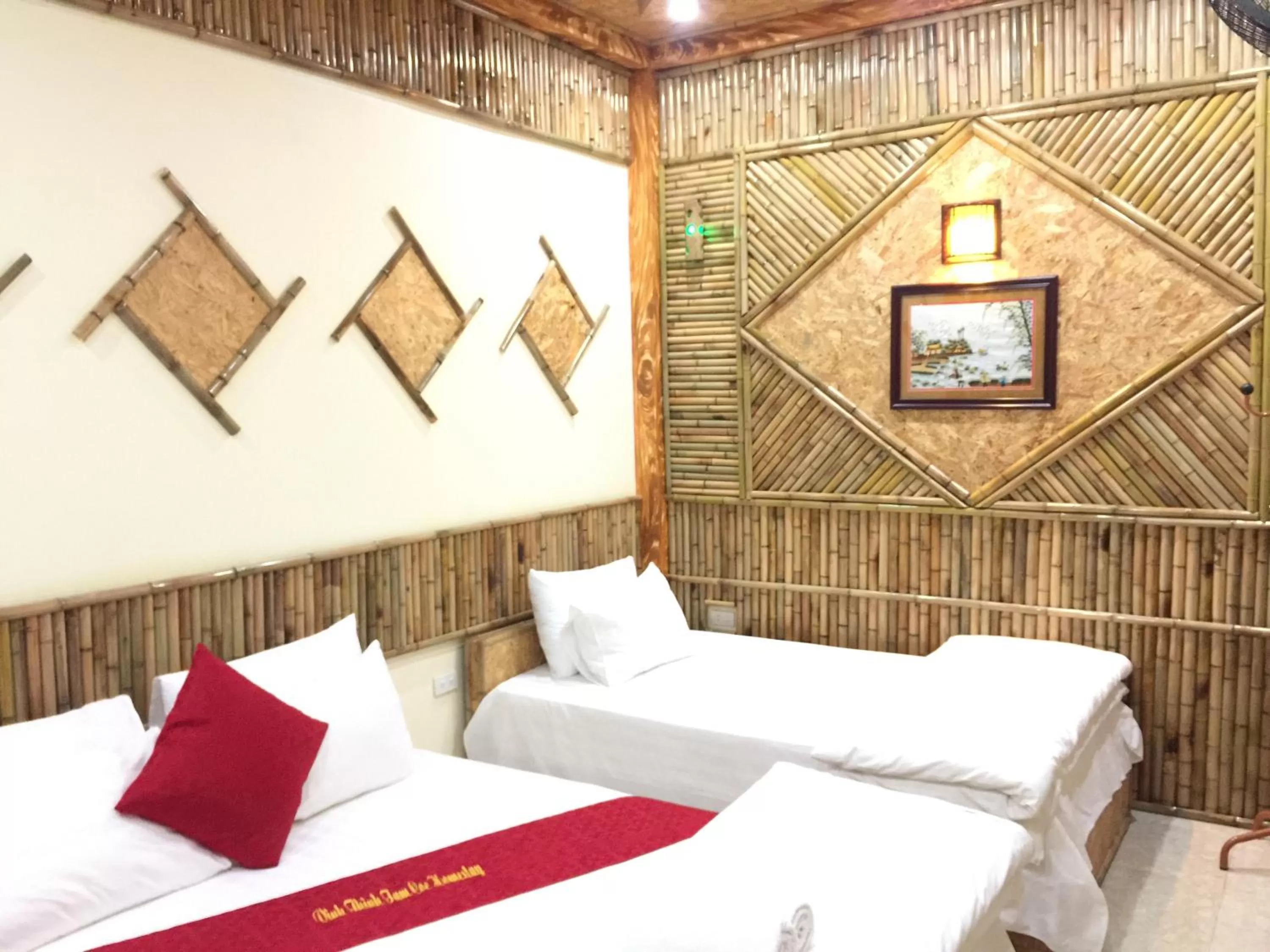 Bed in Tam Coc Vinh Thinh Homestay